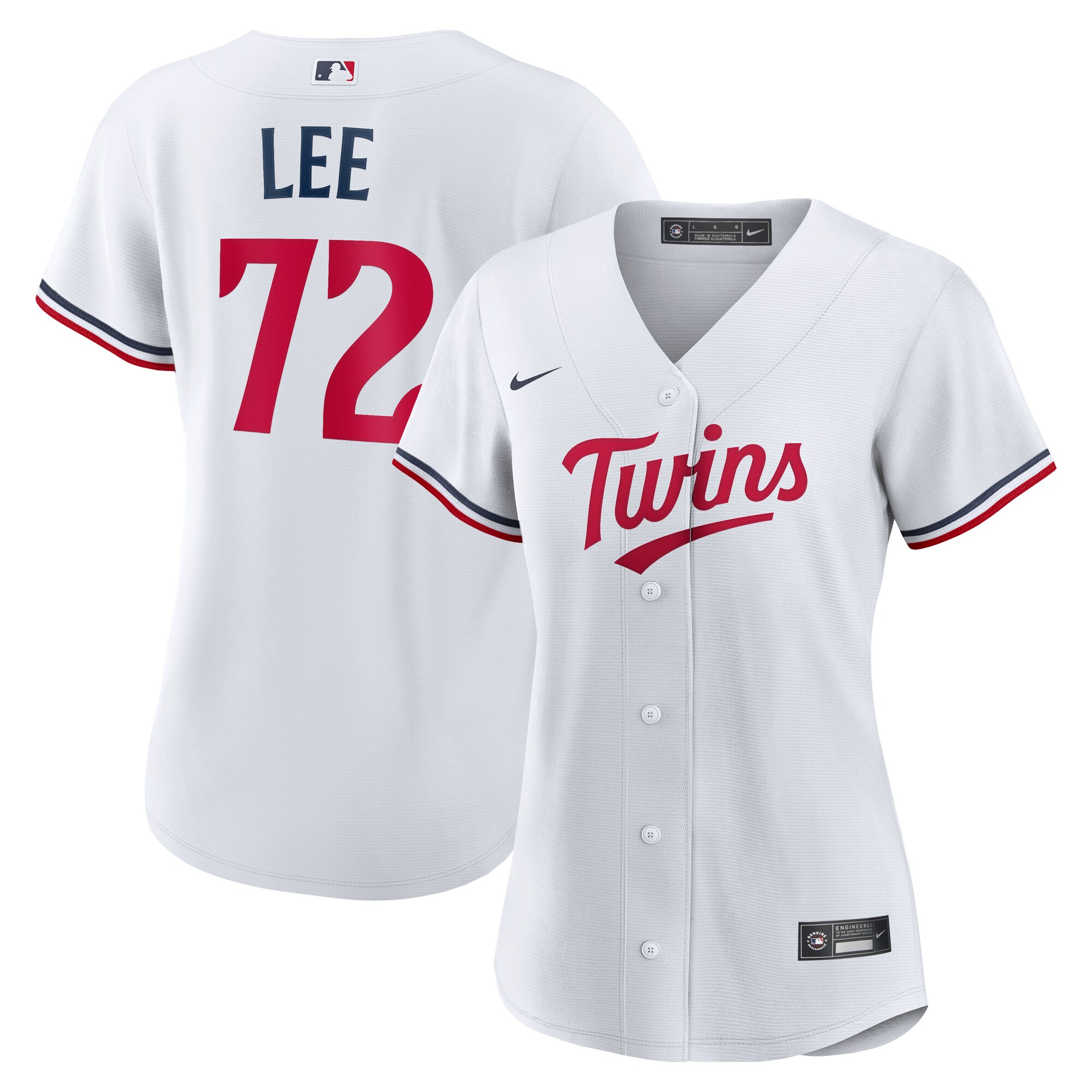 Women's Minnesota Twins Brooks Lee White Home Baseball Jersey 