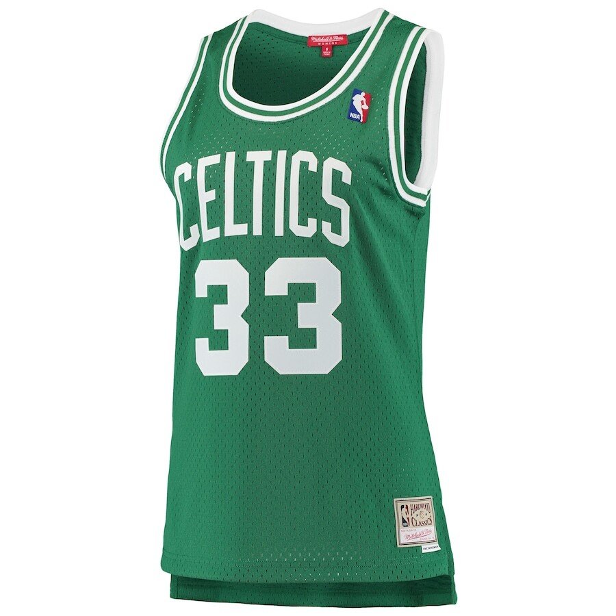 Alternative view of Women’s Mitchell & Ness Larry Bird Kelly Green Boston Celtics 1985-86 Hardwood Classics Swingman Basketball Jersey – Jsfangear Basketball Jersey Store