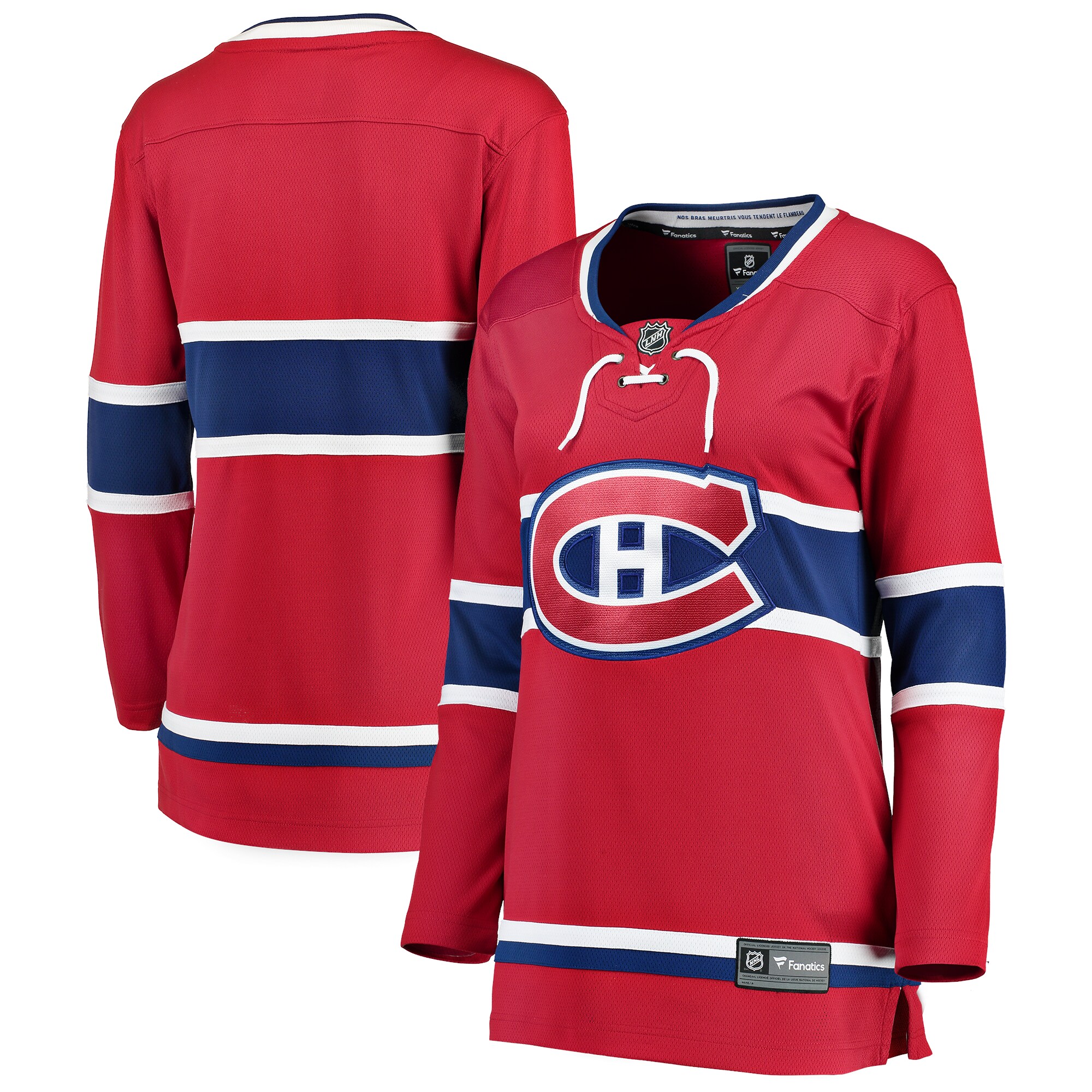 Women's Montreal Canadiens Red Breakaway Home Hockey Jersey - JS806 