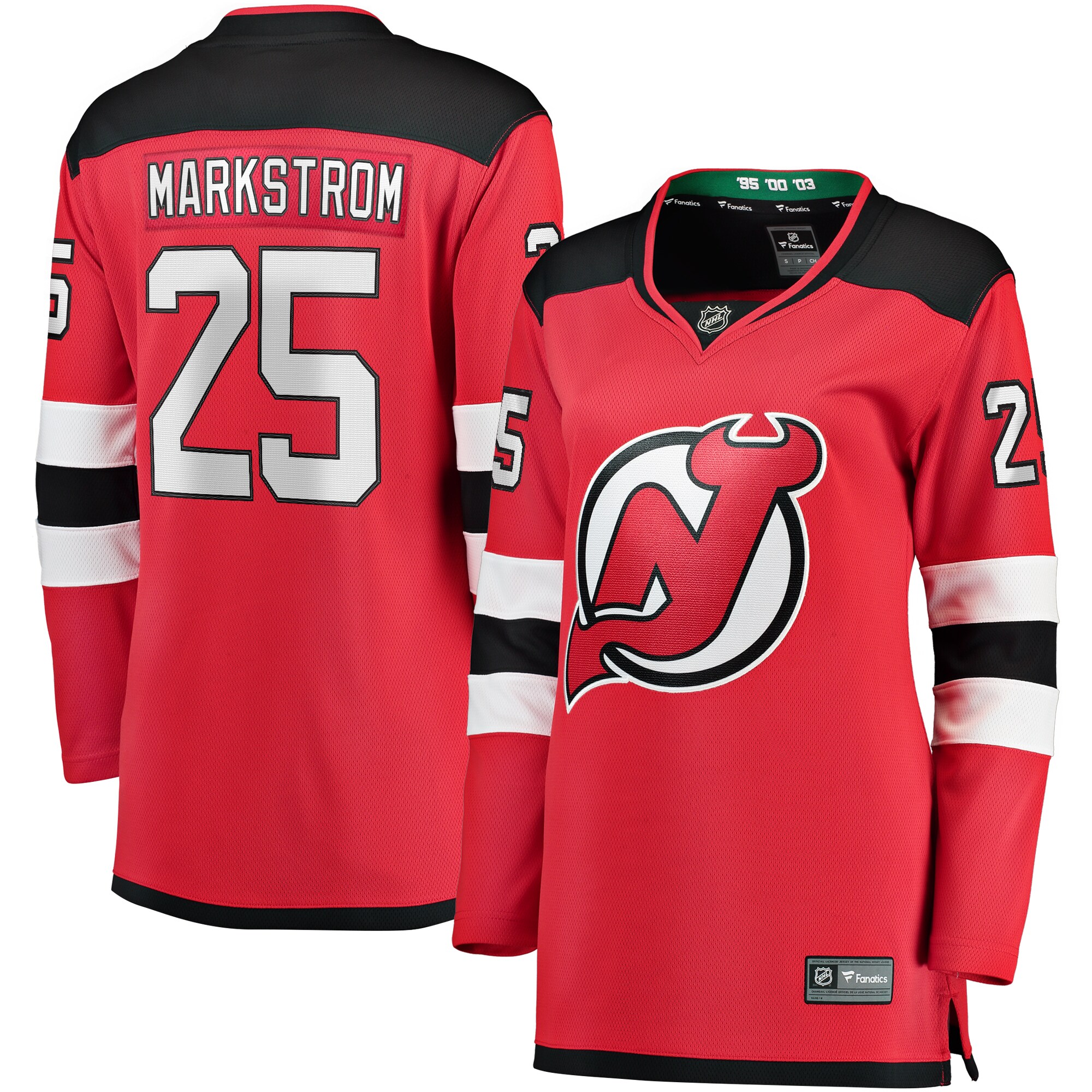 Women's New Jersey Devils Jacob Markstrom Red Home Premier Breakaway Player Jersey - JS518 