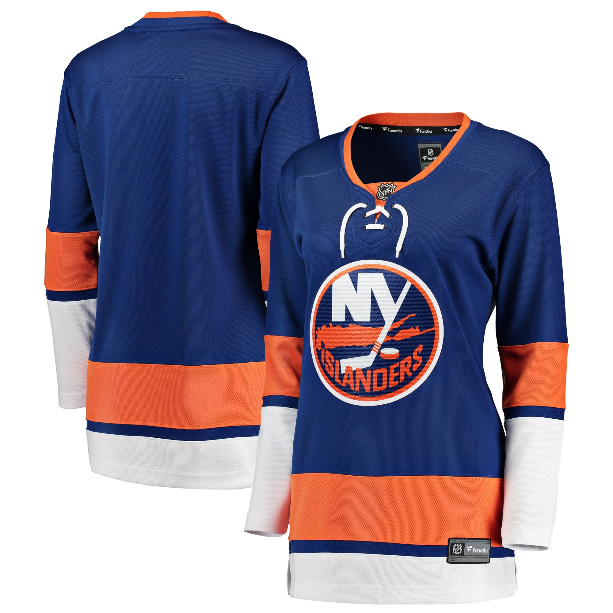 Women's New York Islanders Blue Breakaway Home Hockey Jersey - JS460 