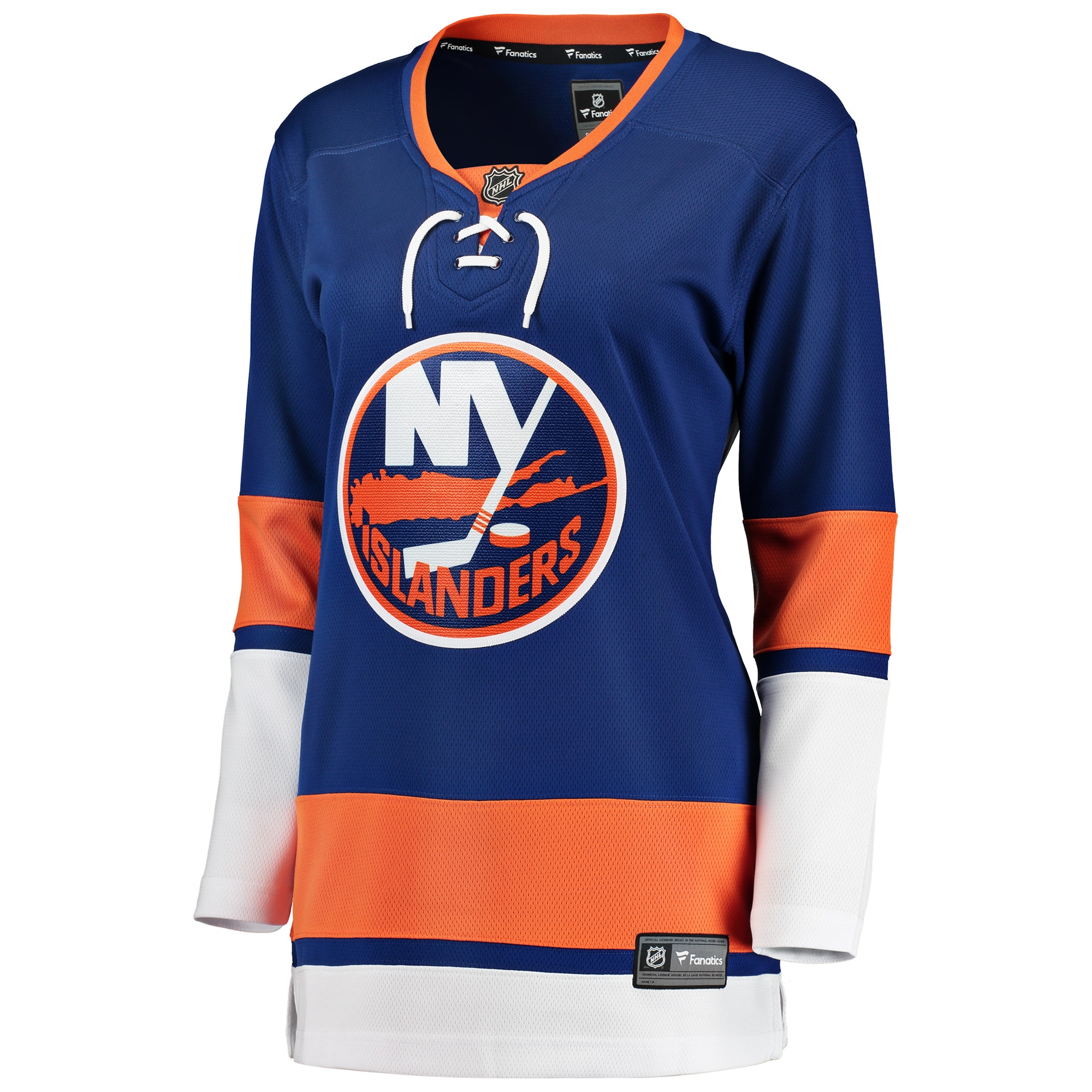 Alternative view of Women's New York Islanders Blue Breakaway Home Hockey Jersey - JS460 