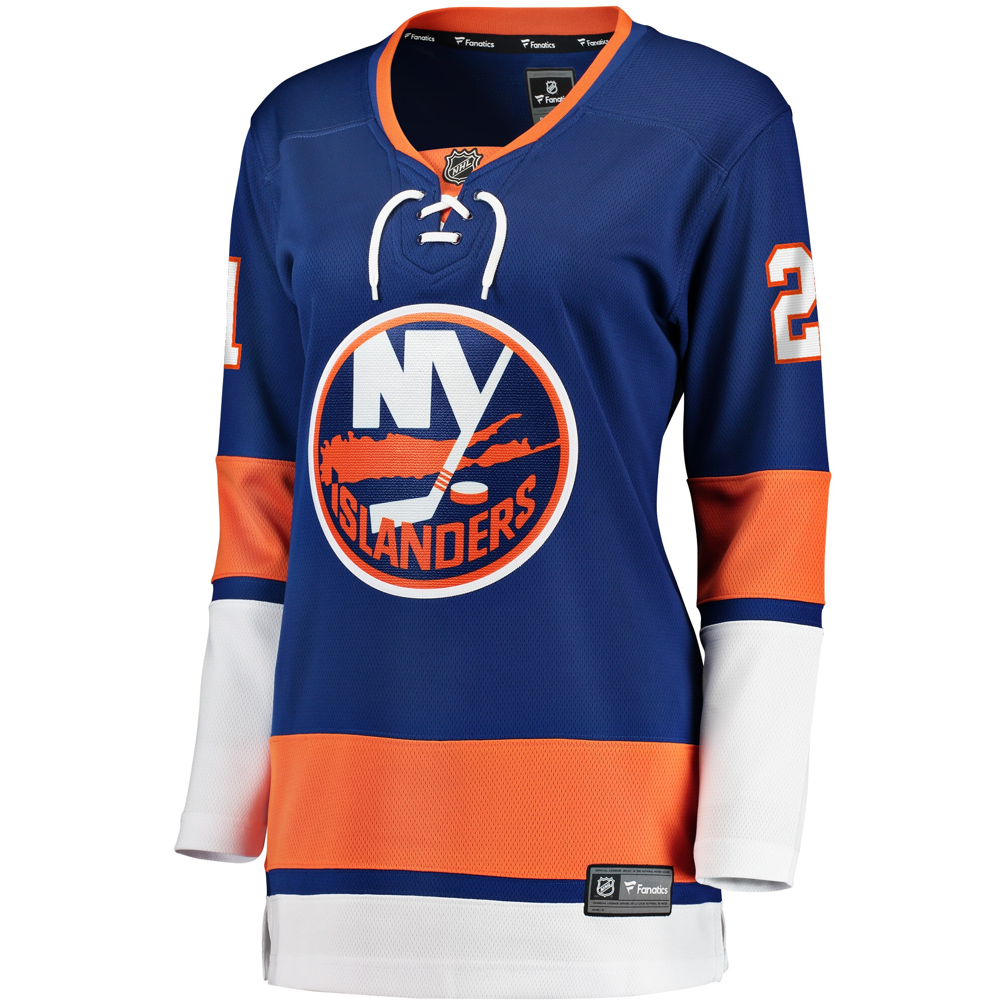 Alternative view of Women's New York Islanders Kyle Palmieri Royal Home Breakaway Hockey Jersey - JS570 