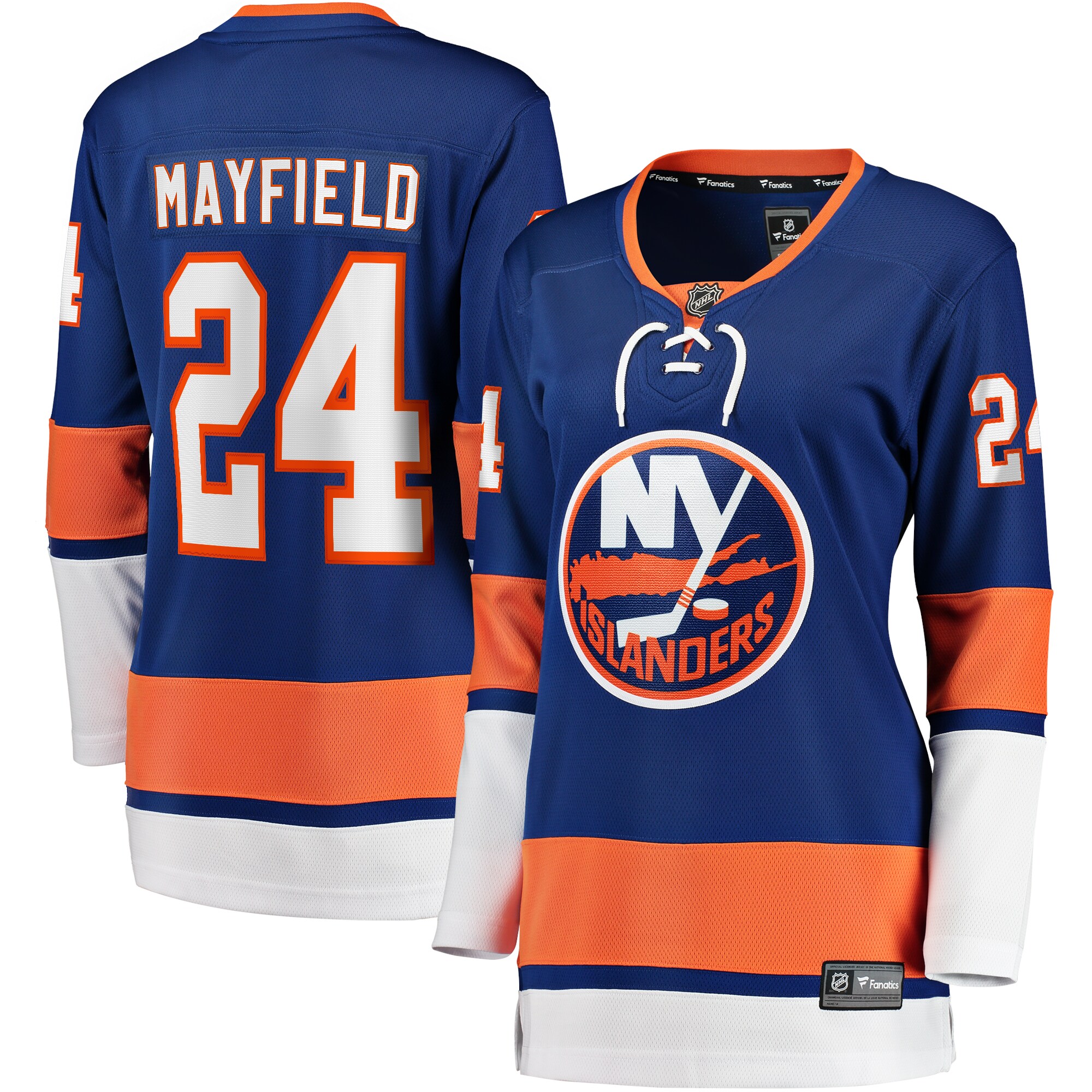 Women's New York Islanders Scott Mayfield Royal Breakaway Hockey Jersey - JS859 