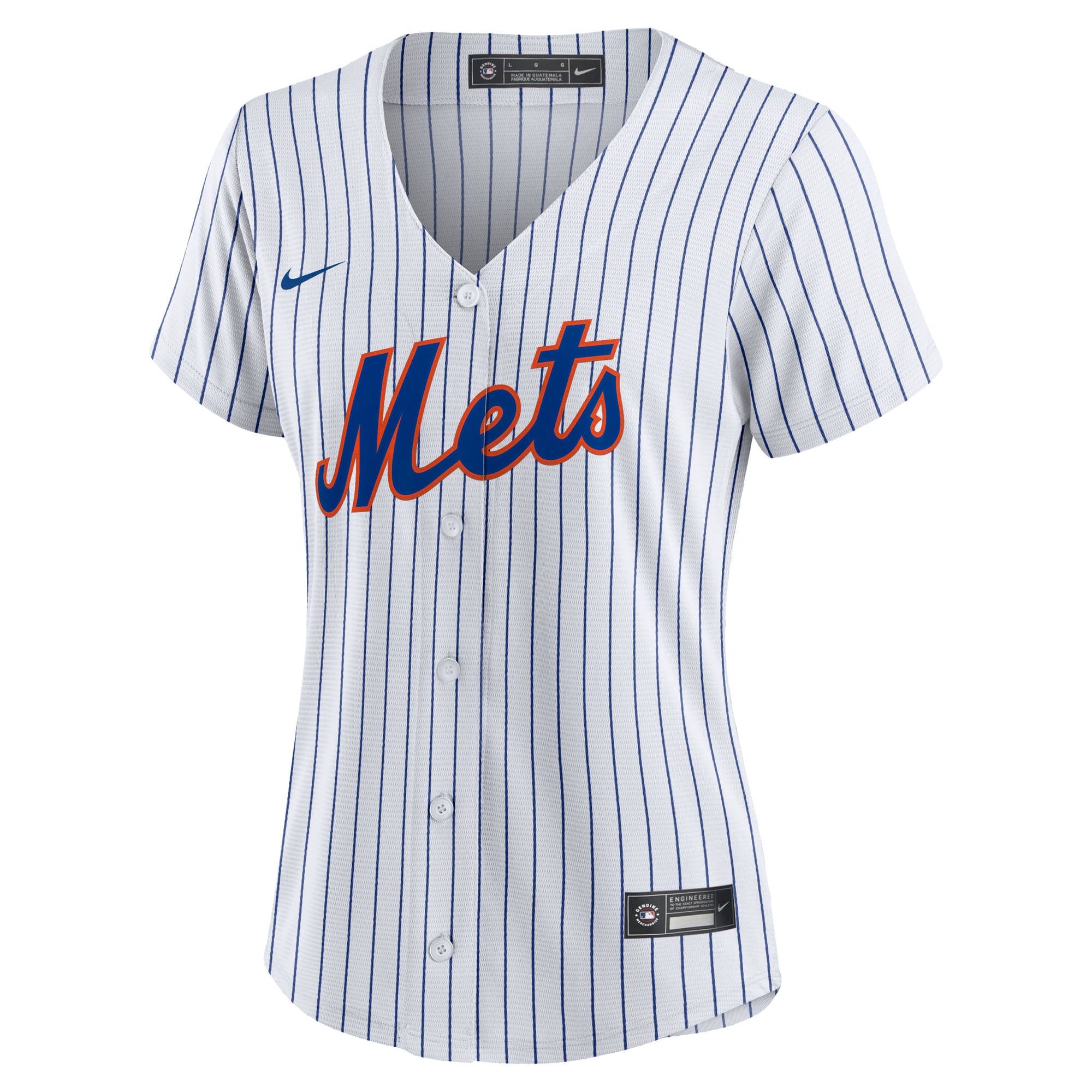 Alternative view of Women's New York Mets Francisco Alvarez White Home Baseball Jersey 