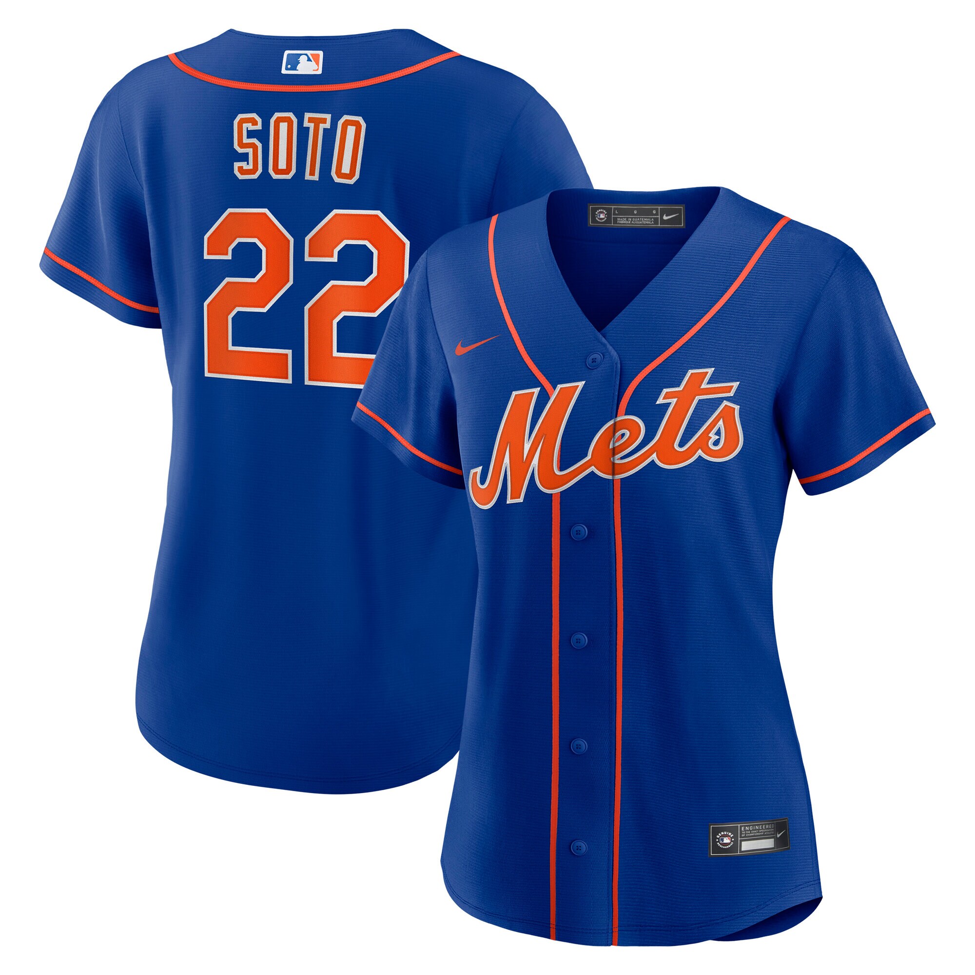 Women's New York Mets Juan Soto Royal Alternate Baseball Jersey 