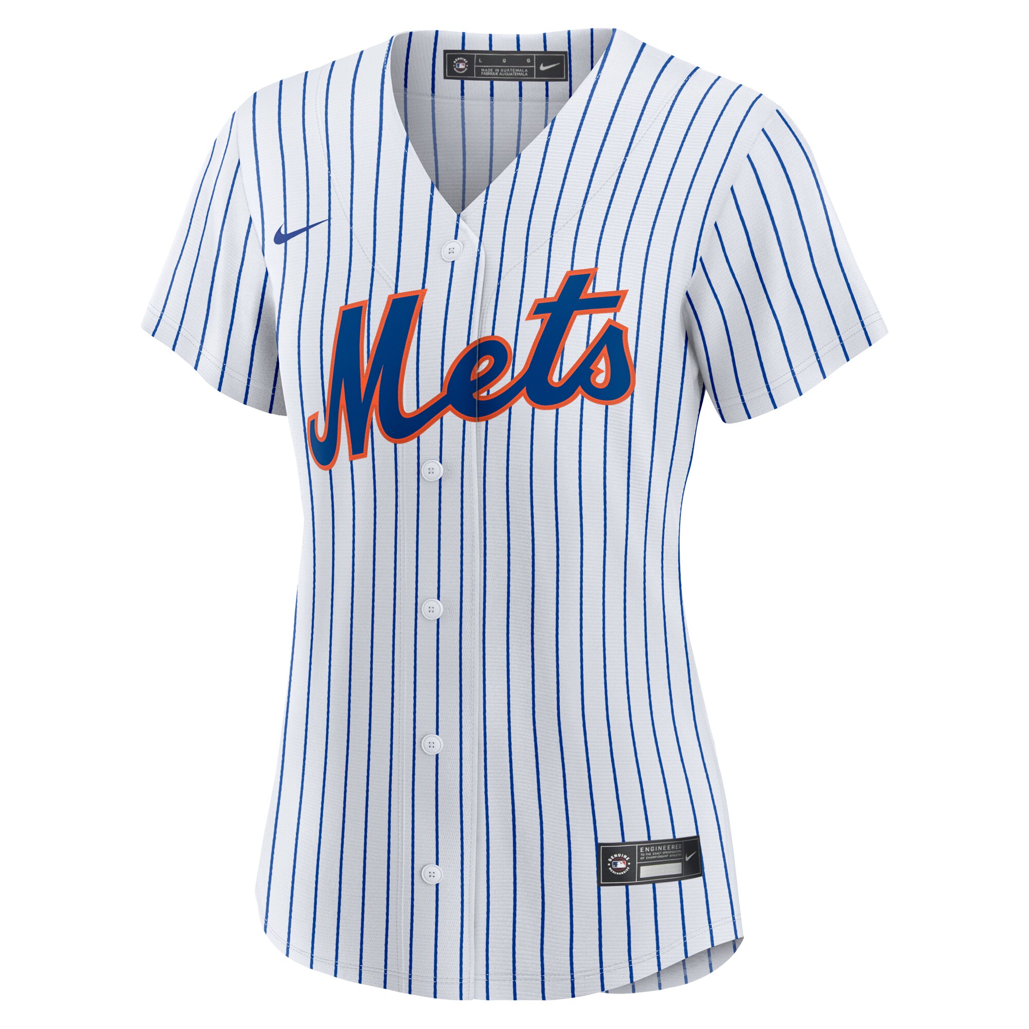 Alternative view of Women's New York Mets Luisangel Acuña White Home Player Baseball Jersey 