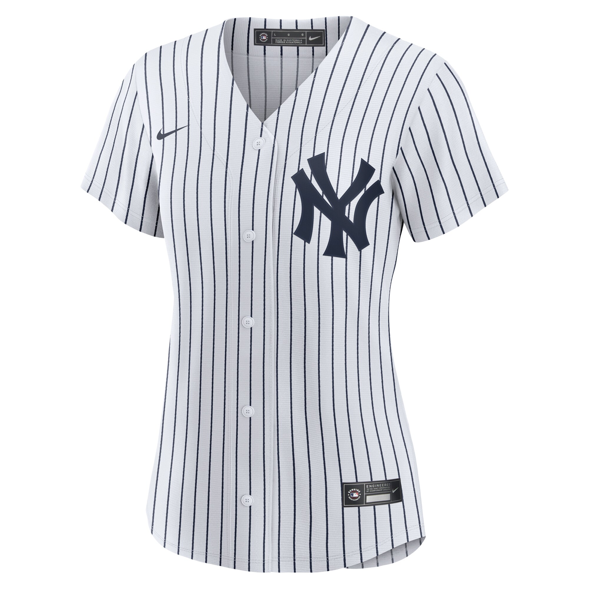Alternative view of Women's New York Yankees Carlos Rodon White/Navy Home Official Player Baseball Jersey 