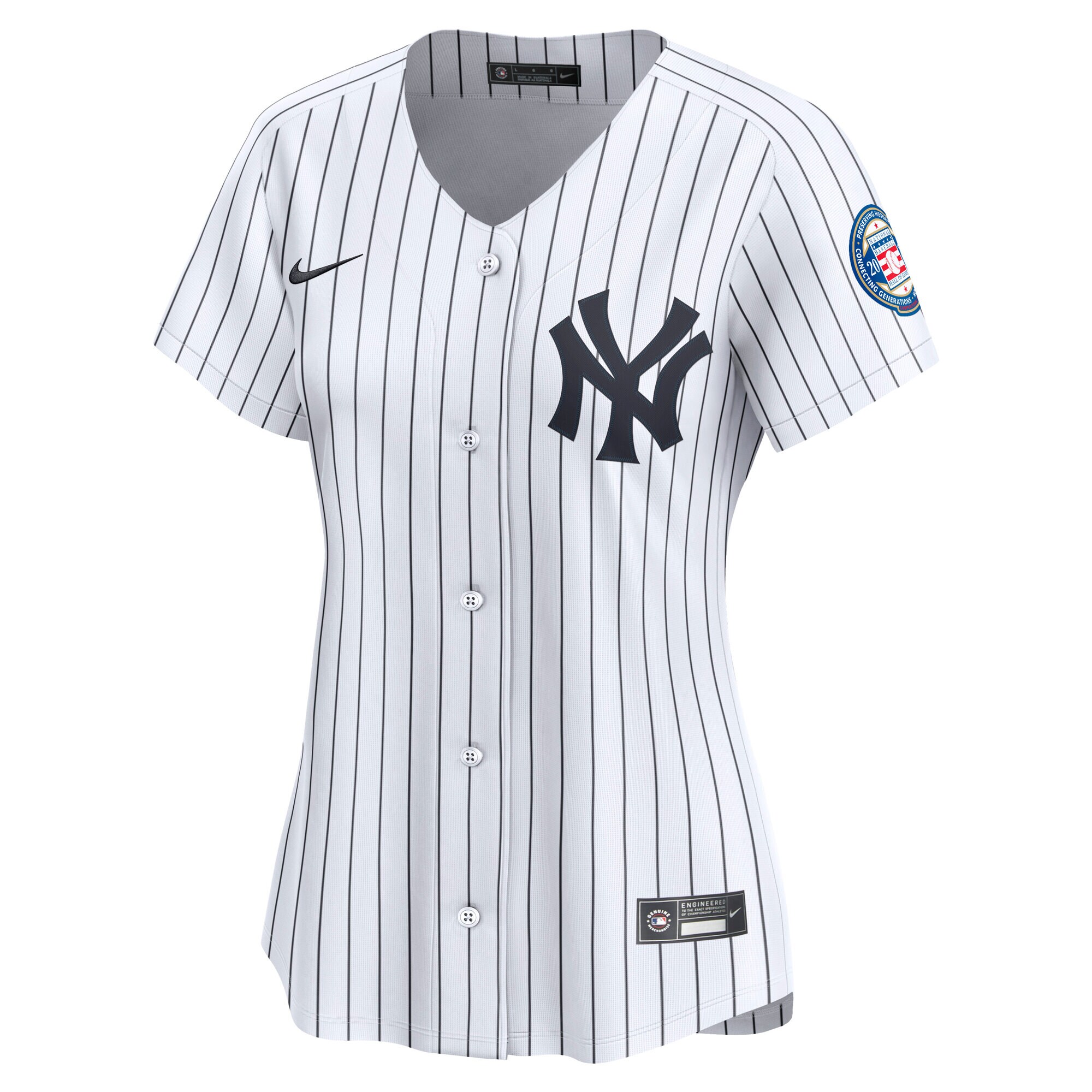 Alternative view of Women's New York Yankees Derek Jeter White Home Limited Player Baseball Jersey 