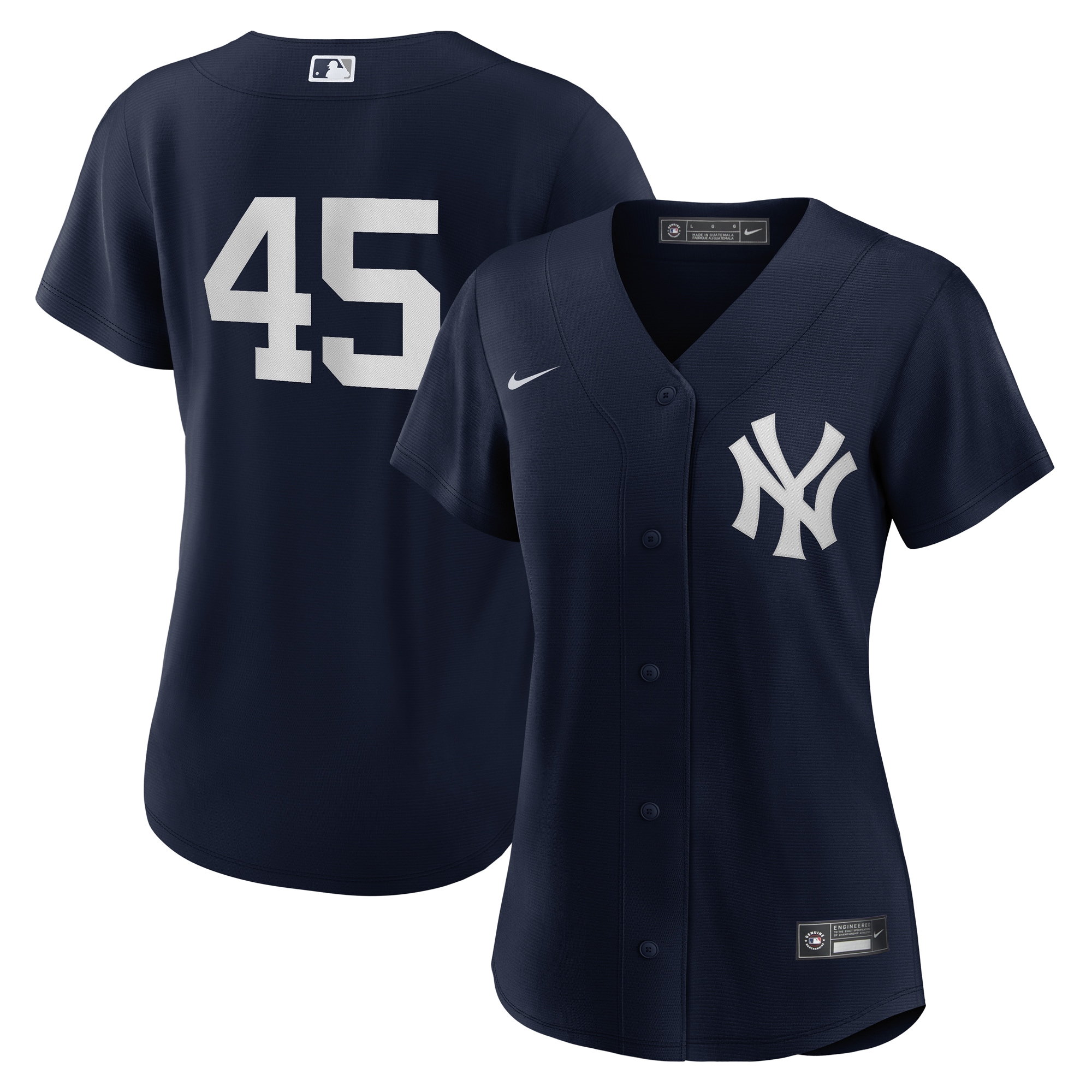 Women's New York Yankees Gerrit Cole Navy Alternate Player Baseball Jersey 