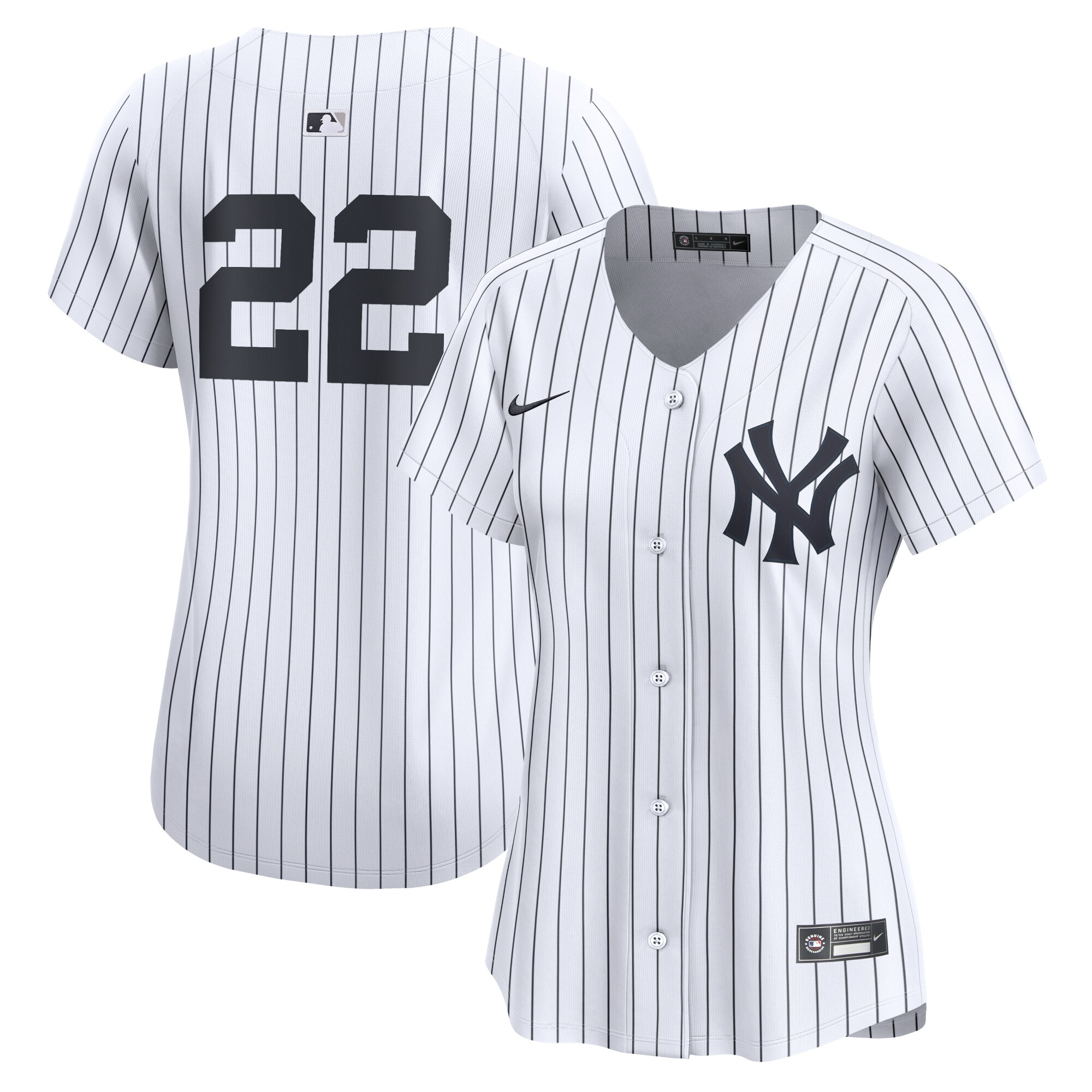 Women's New York Yankees Juan Soto White Home Limited Player Baseball Jersey 