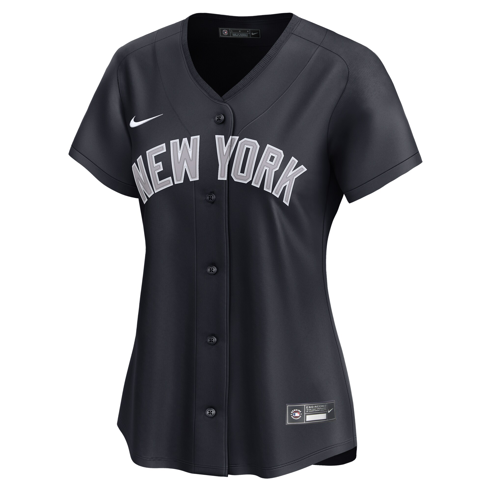 Alternative view of Women's New York Yankees Navy Alternate Limited Custom Baseball Jersey 