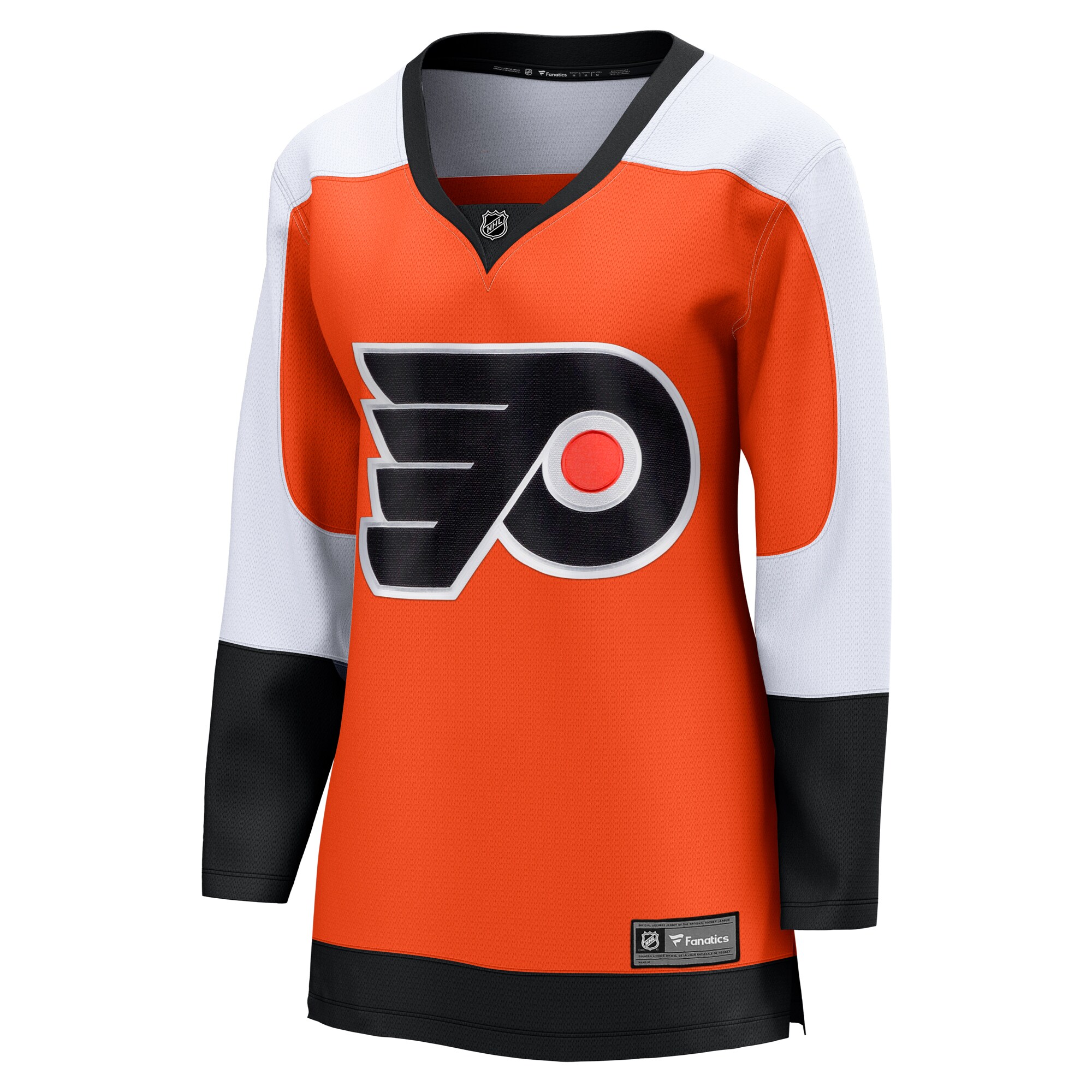 Alternative view of Women's Philadelphia Flyers Burnt Orange Home Premier Breakaway Hockey Jersey - JS982 