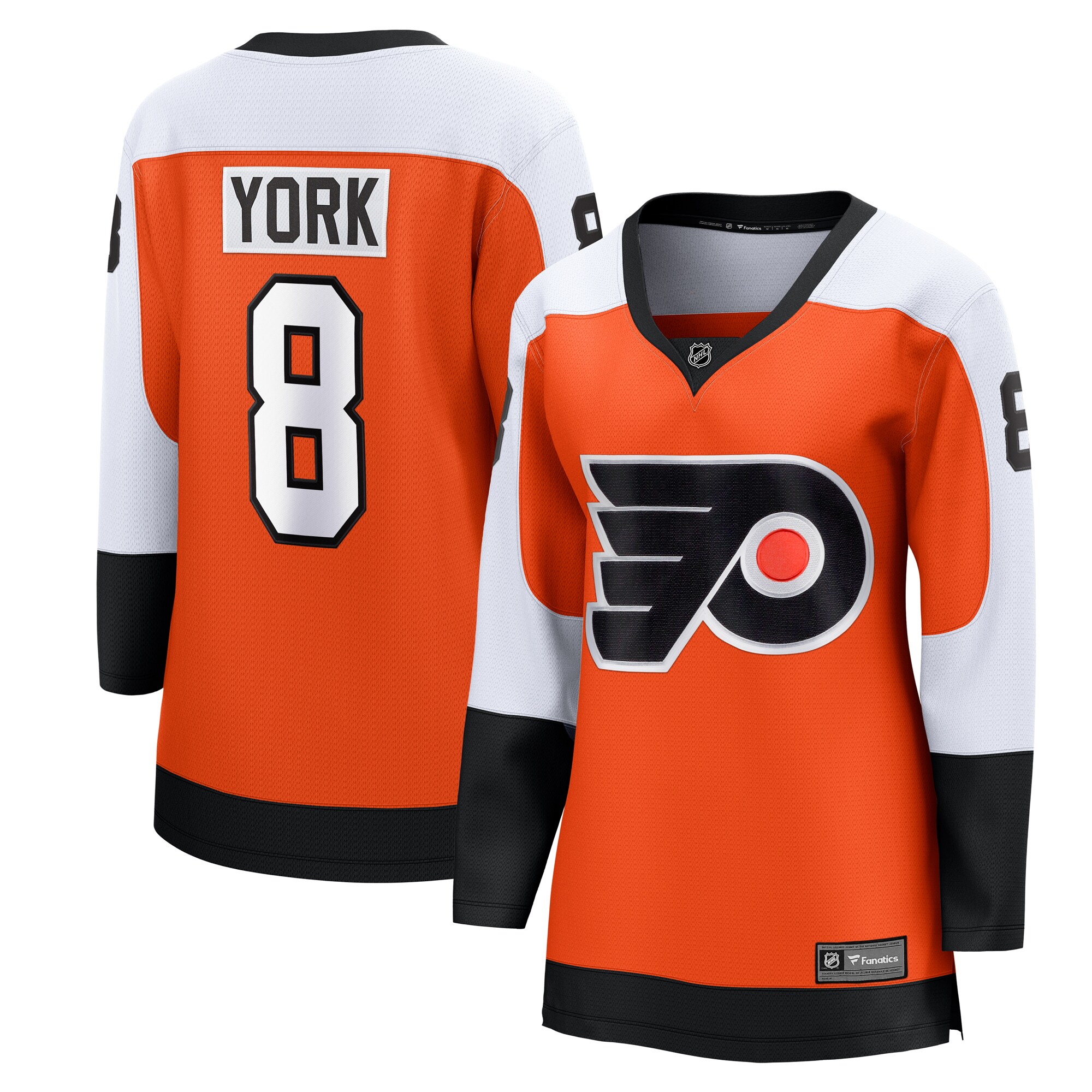 Women's Philadelphia Flyers Cam York Orange Home Breakaway Player Hockey Jersey - JS139 