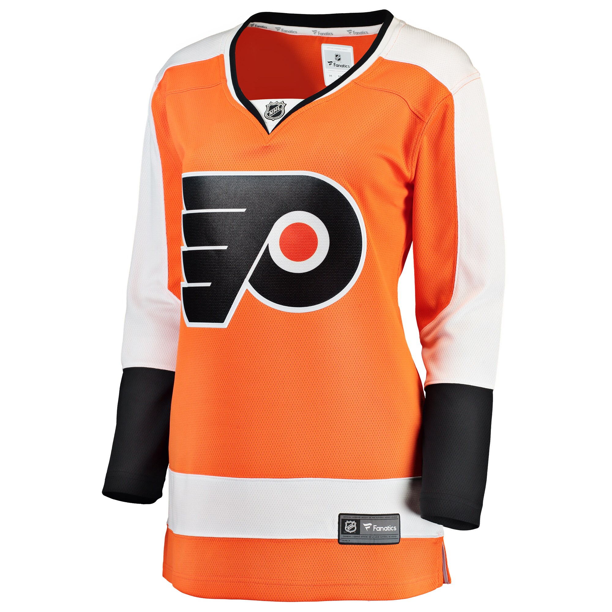 Alternative view of Women's Philadelphia Flyers Orange Breakaway Home Hockey Jersey - JS360 