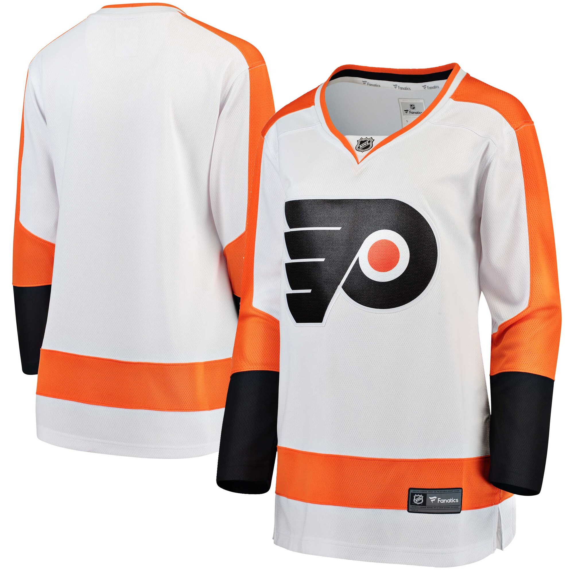 Women's Philadelphia Flyers White Away Breakaway Hockey Jersey - JS592 