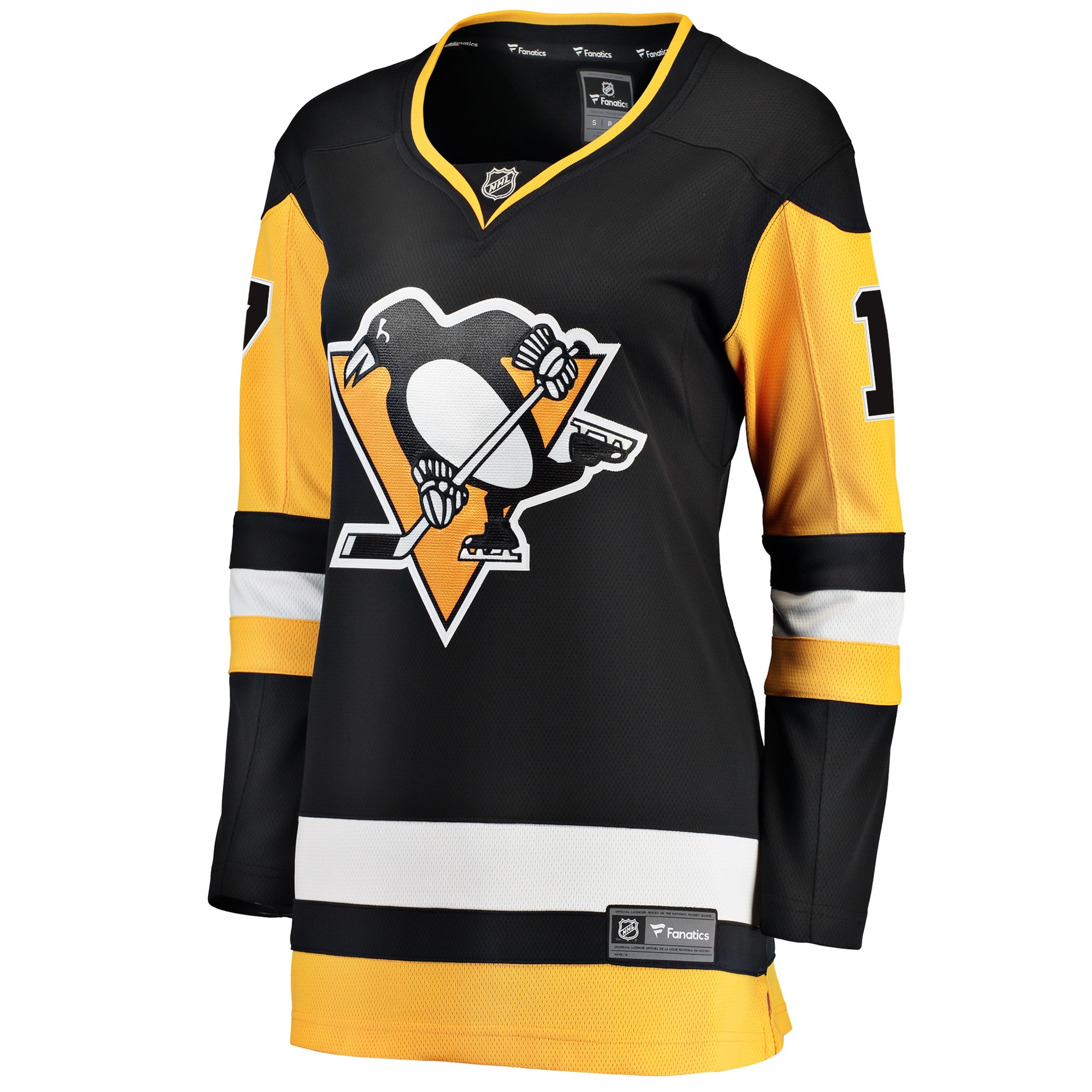 Alternative view of Women's Pittsburgh Penguins Bryan Rust Black Premier Breakaway Player Hockey Jersey - JS956 
