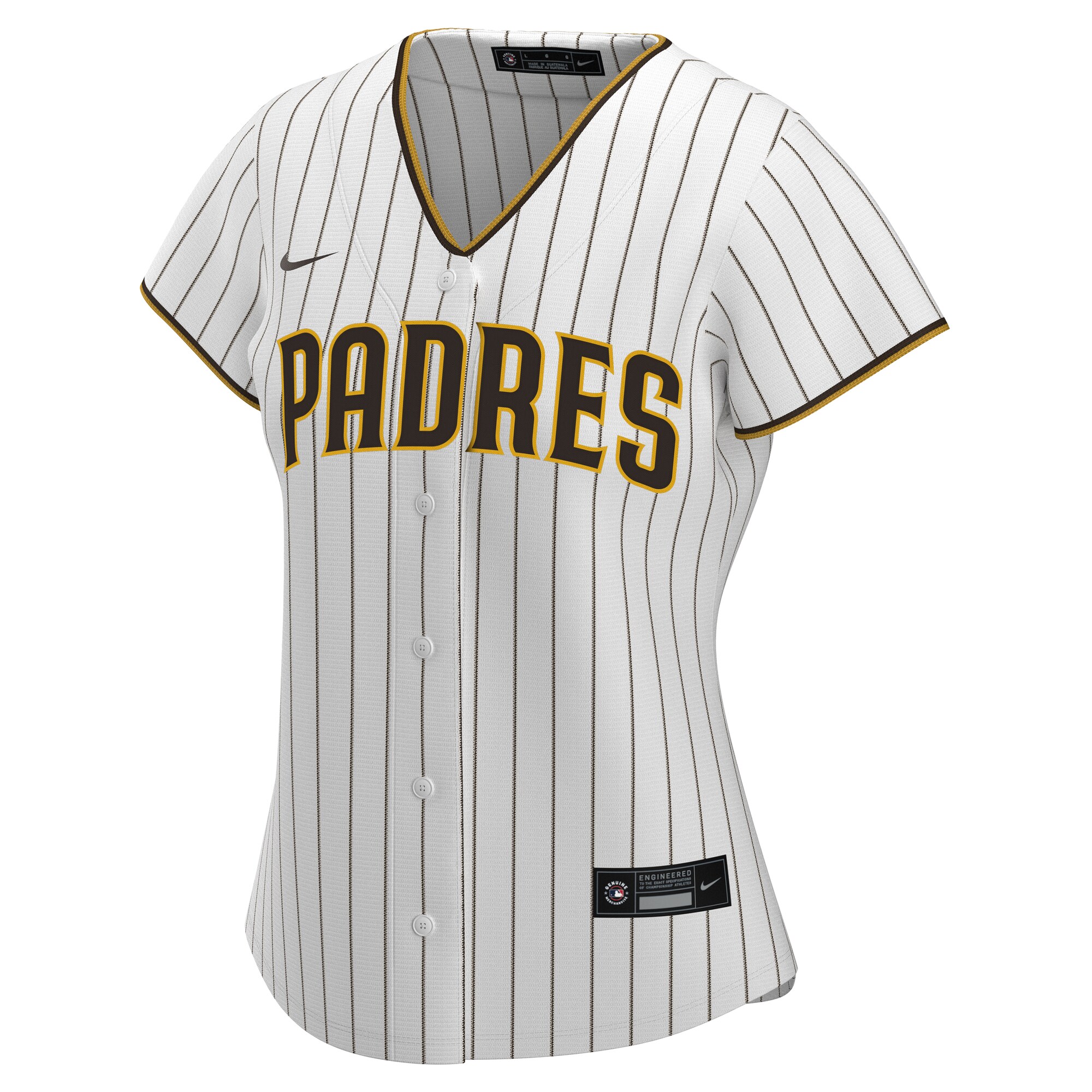 Alternative view of Women's San Diego Padres Yu Darvish White Home Baseball Jersey 