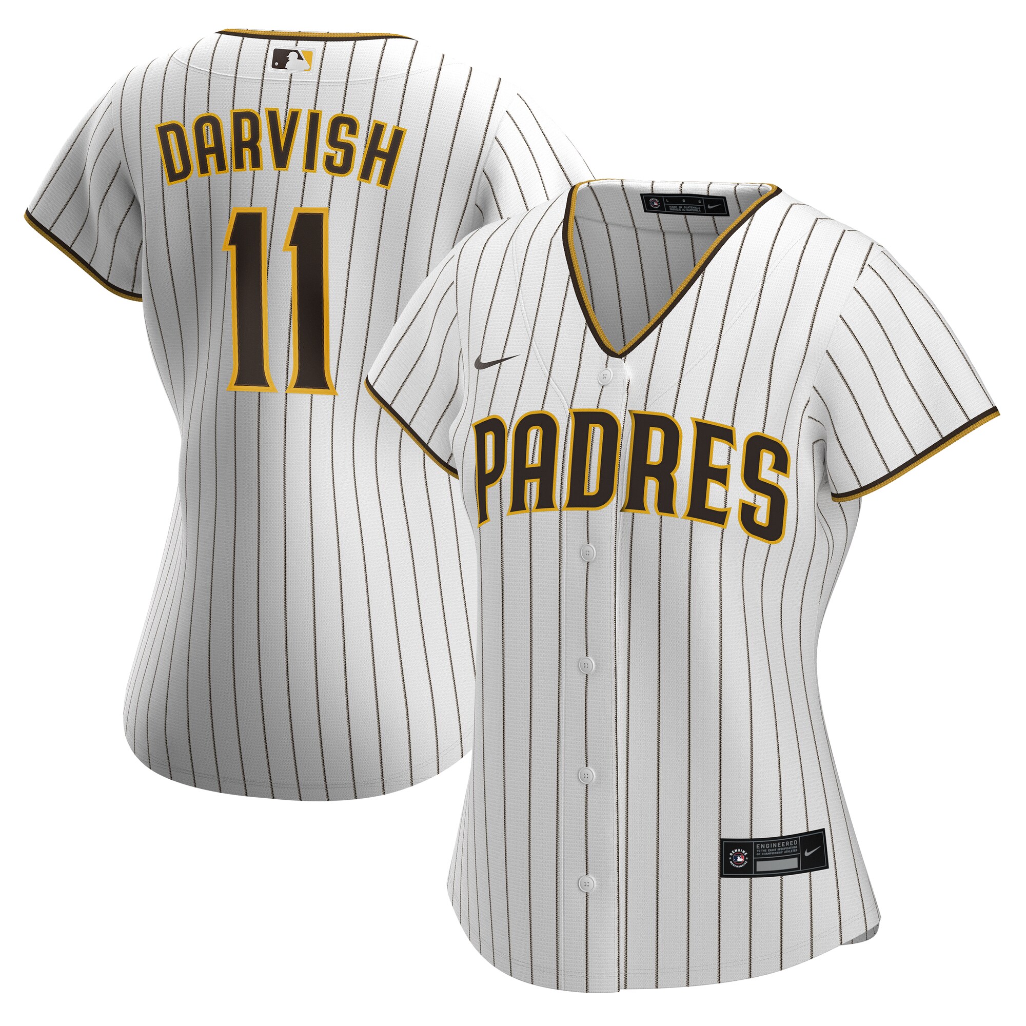 Women's San Diego Padres Yu Darvish White Home Baseball Jersey 
