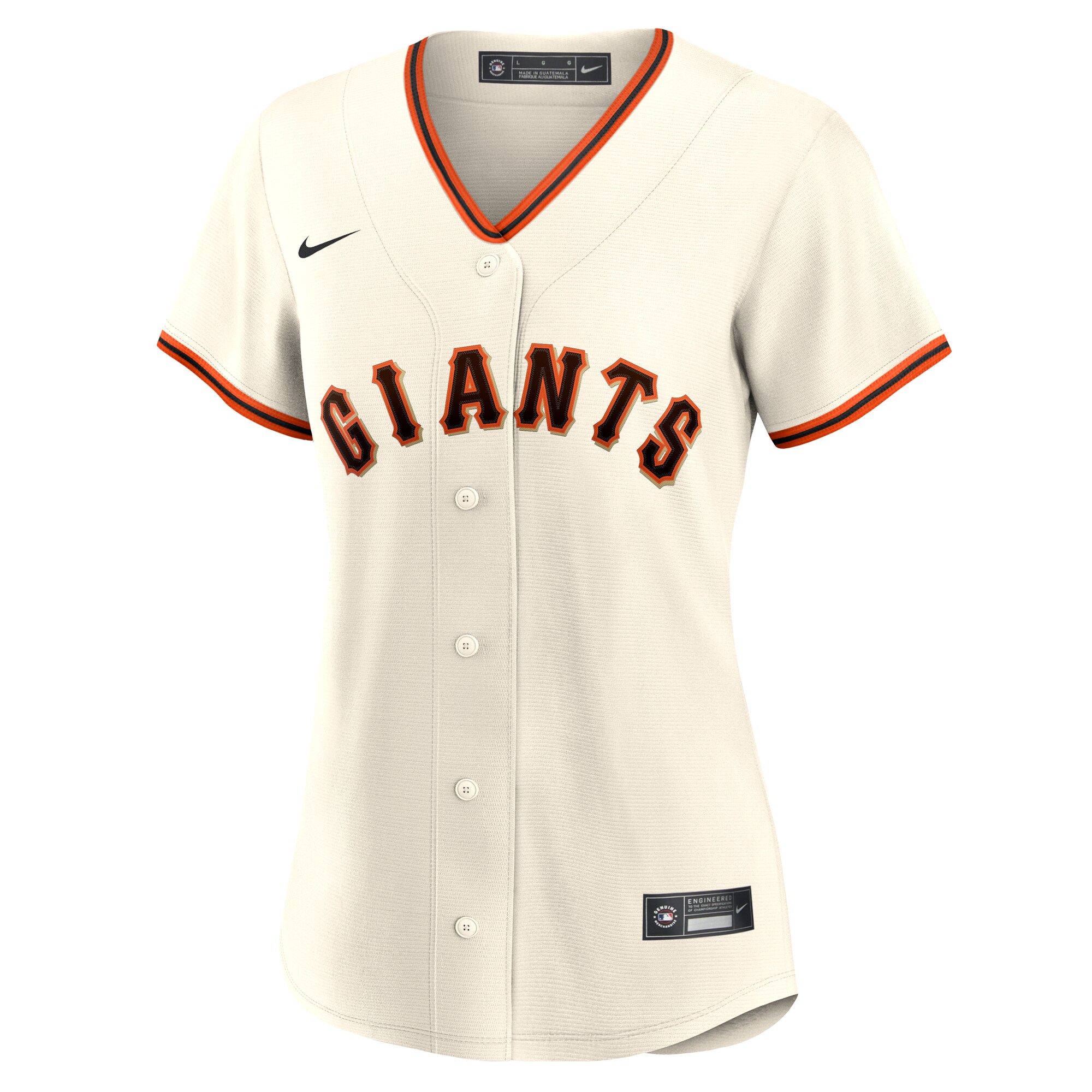 Alternative view of Women's San Francisco Giants Willy Adames Cream Home Baseball Jersey 