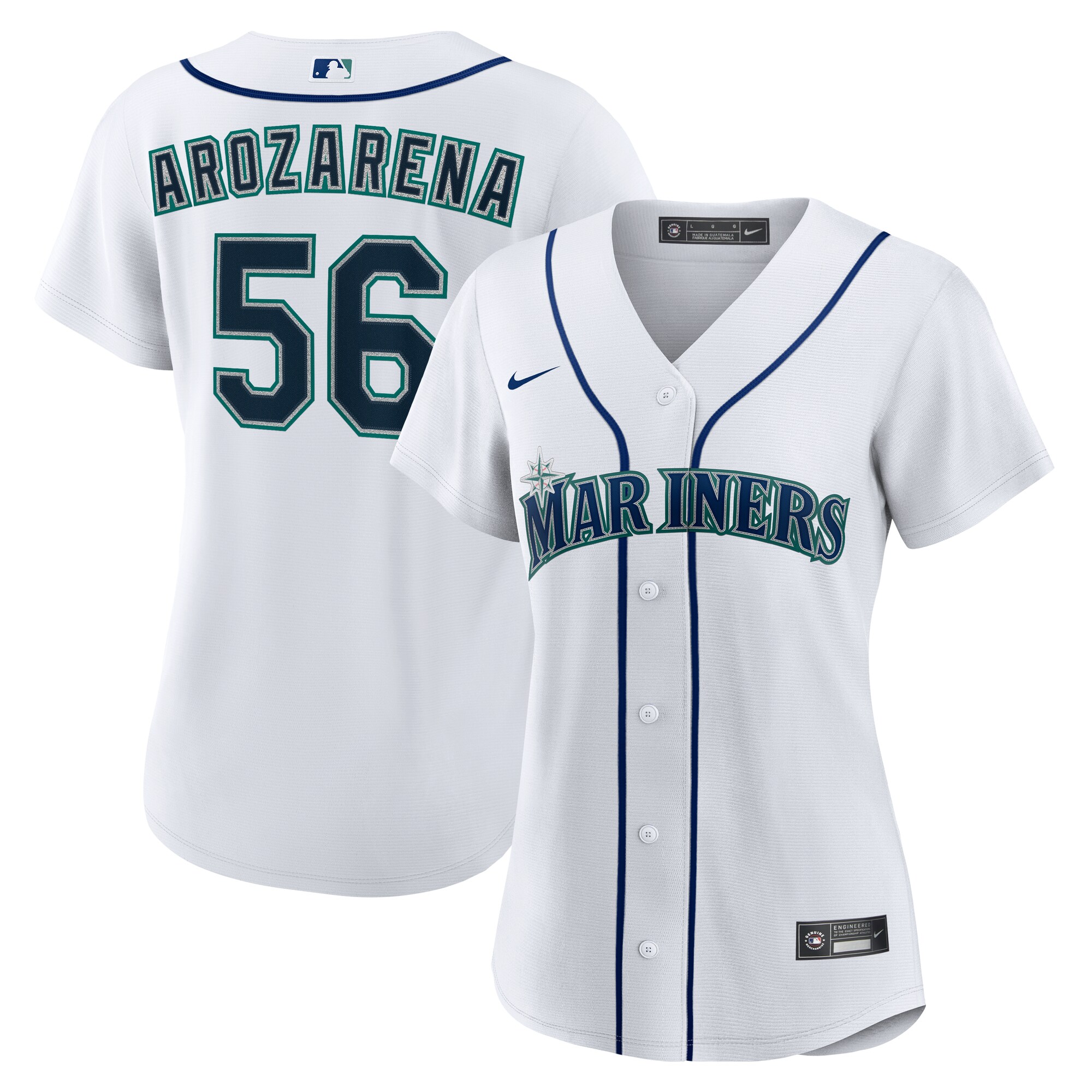 Women's Seattle Mariners Randy Arozarena White Home Baseball Jersey 