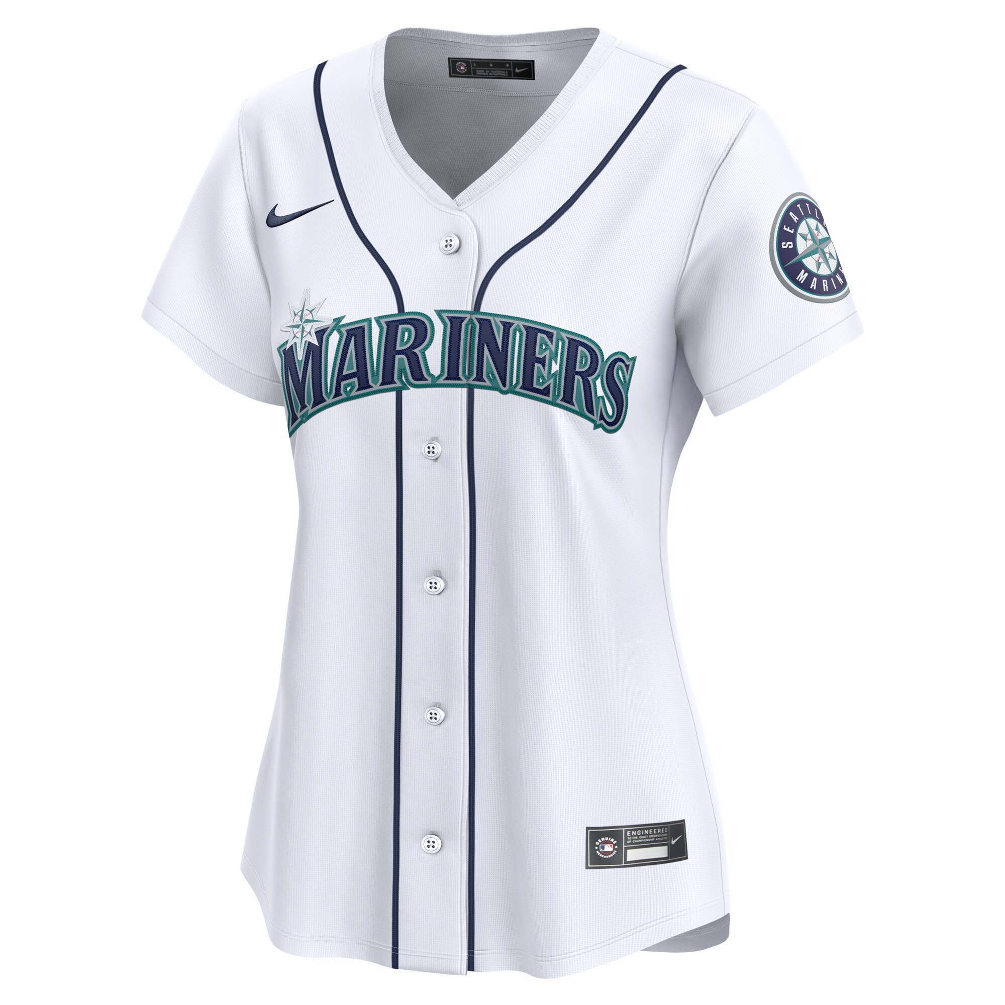 Alternative view of Women's Seattle Mariners Randy Arozarena White Home Limited Player Baseball Jersey 