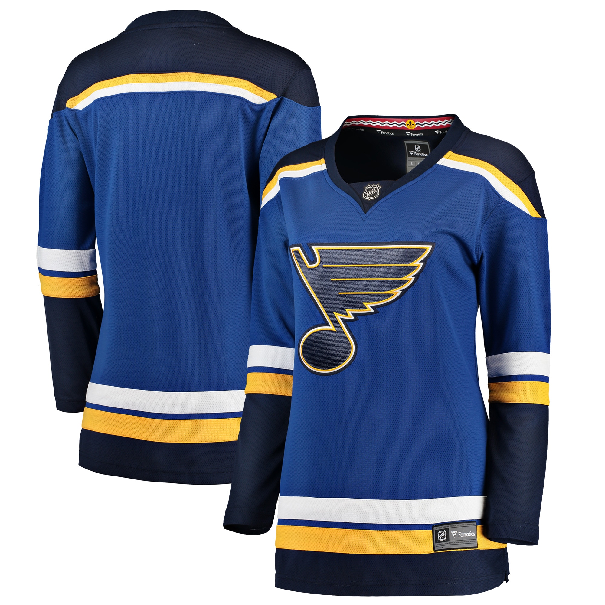 Women's St. Louis Blues Blue Breakaway Home Hockey Jersey - JS717 