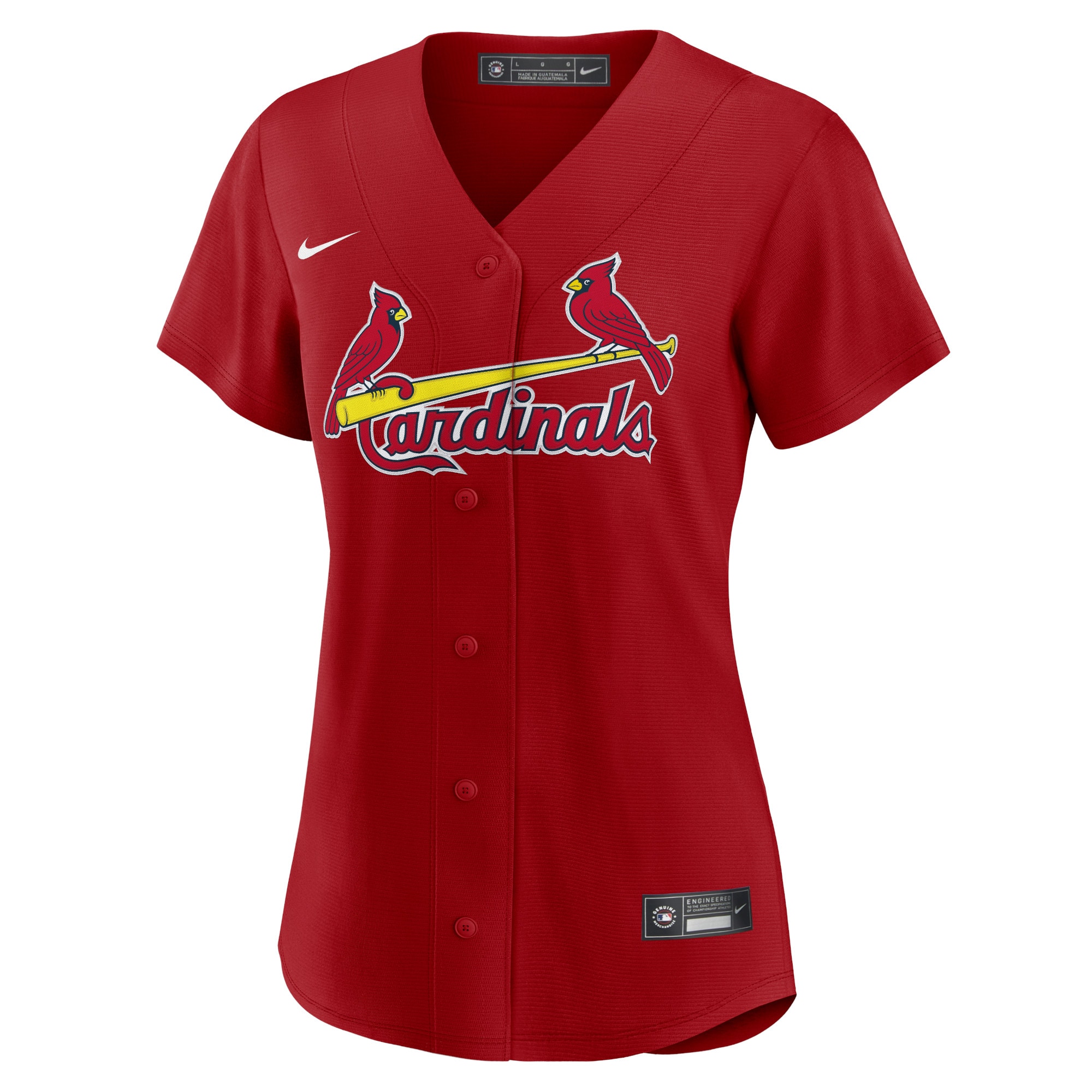 Alternative view of Women's St. Louis Cardinals Nolan Arenado Red Alternate Player Baseball Jersey 