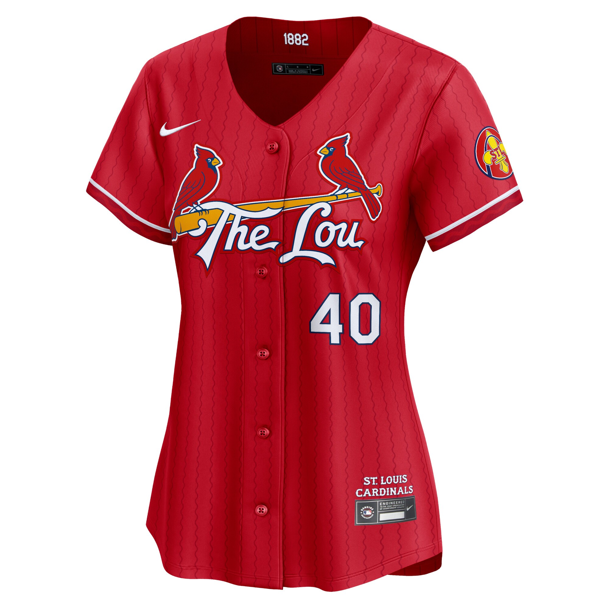 Alternative view of Women's St. Louis Cardinals Willson Contreras Red 2024 City Connect Limited Player Baseball Jersey 