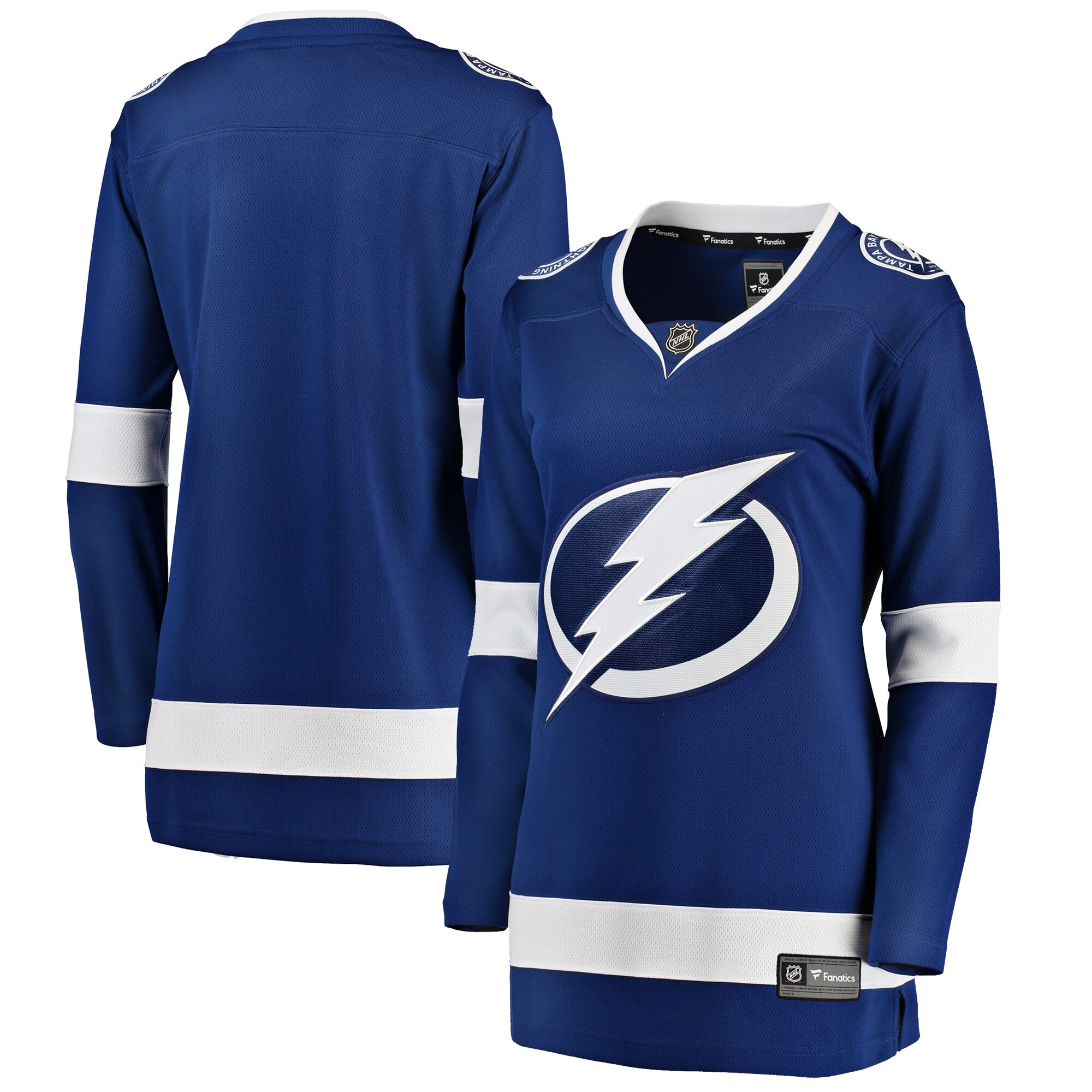 Women's Tampa Bay Lightning Blue Breakaway Home Hockey Jersey - JS576 