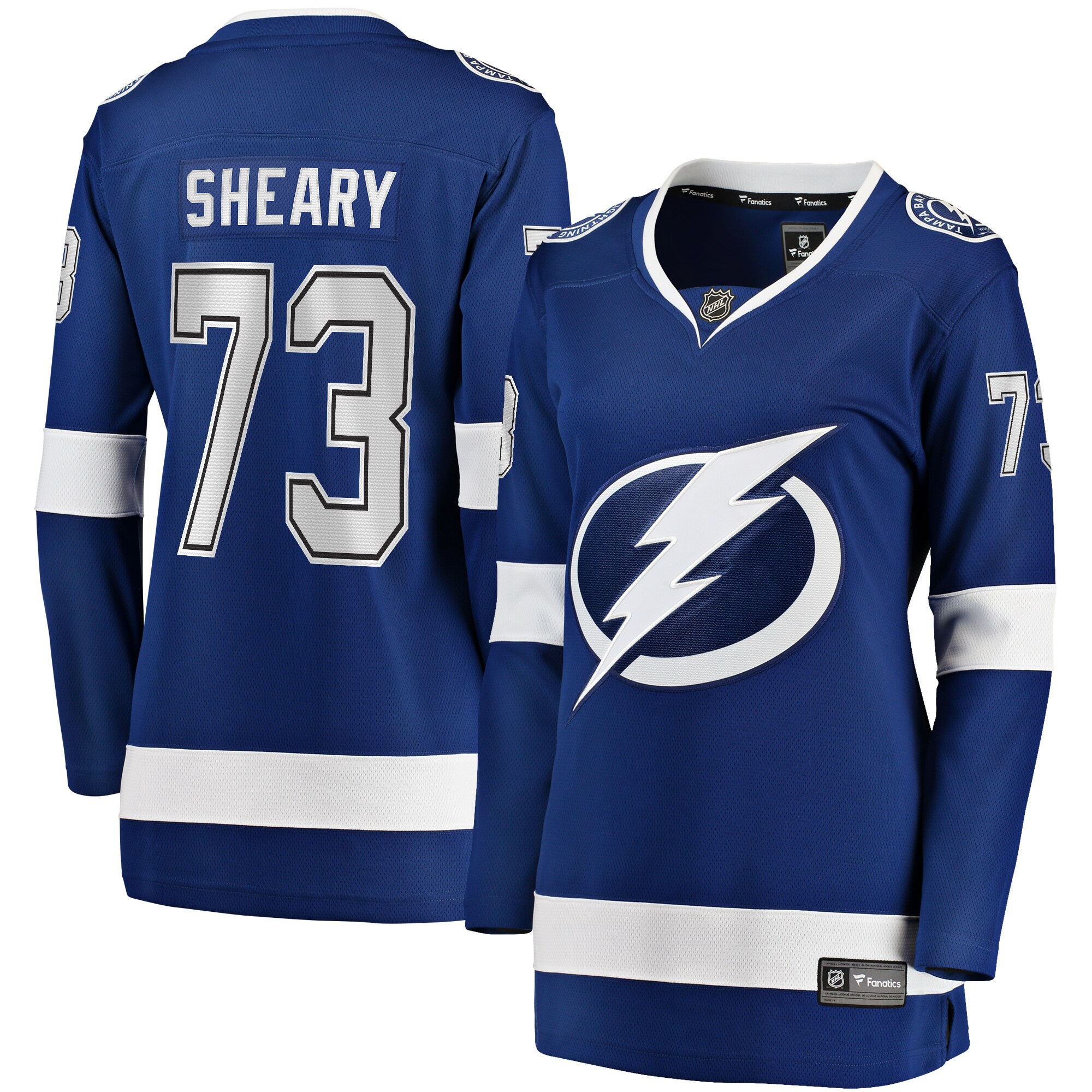 Women's Tampa Bay Lightning Conor Sheary Blue Home Breakaway Player Hockey Jersey - JS462 