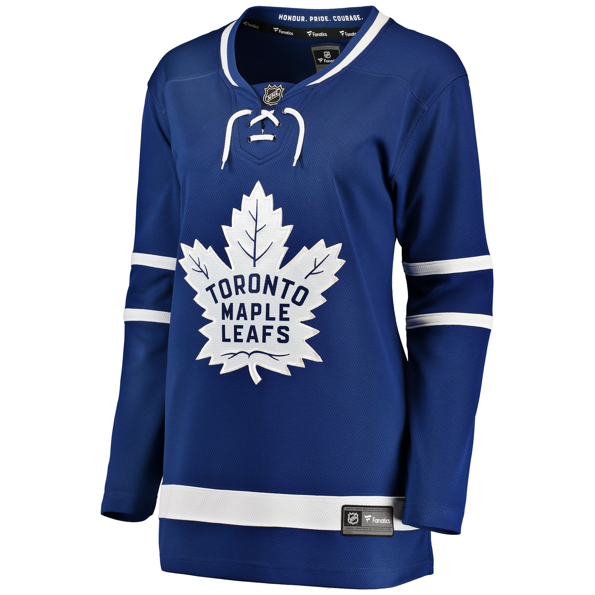 Alternative view of Women's Toronto Maple Leafs Blue Breakaway Home Hockey Jersey - JS181 