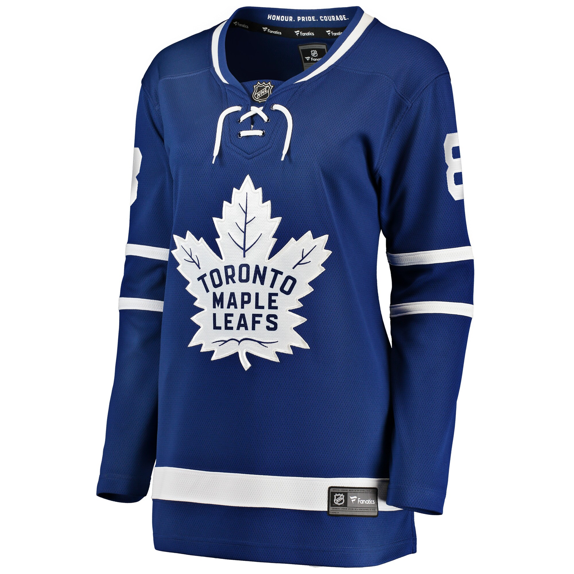 Alternative view of Women's Toronto Maple Leafs Jake Muzzin Blue Home Breakaway Player Hockey Jersey - JS324 