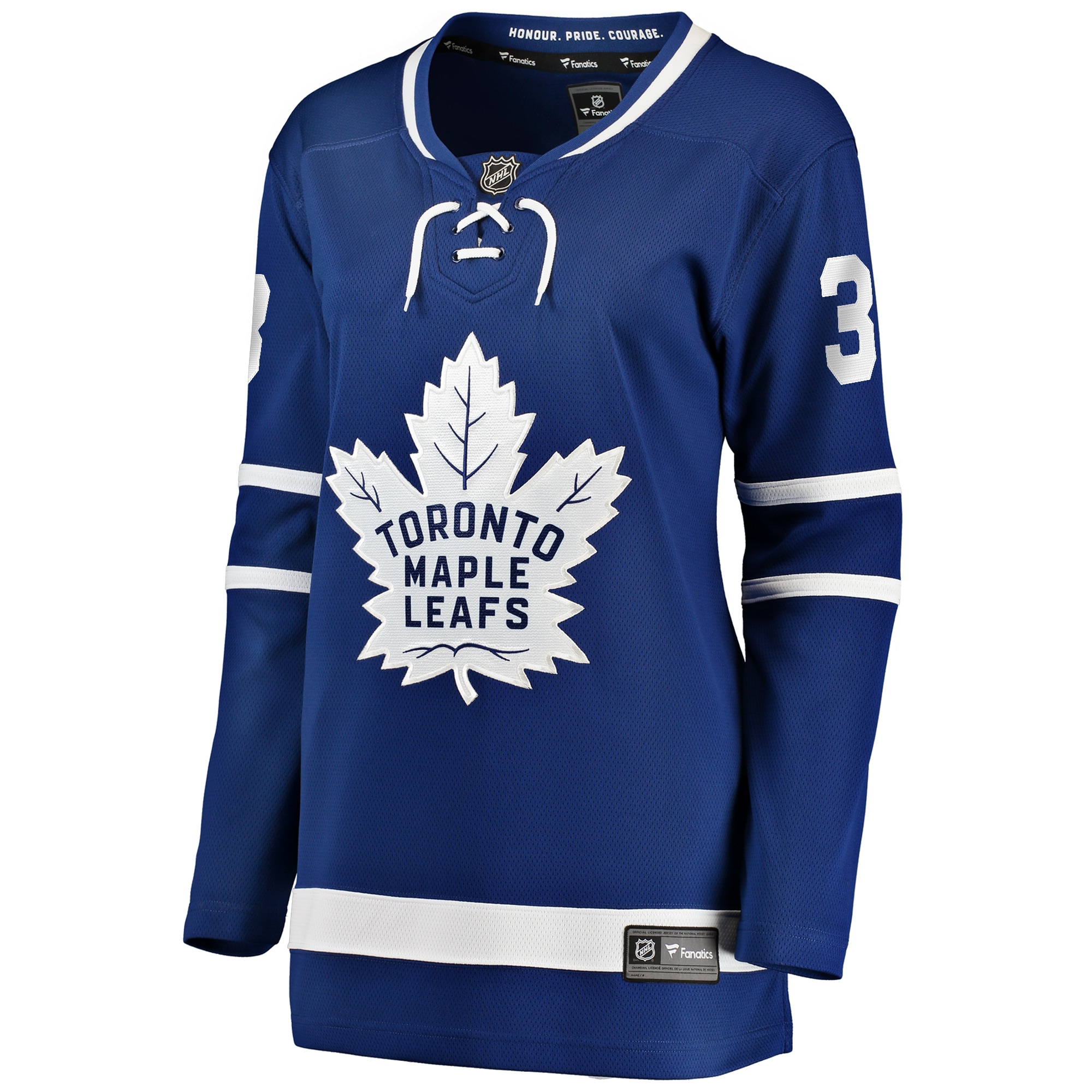 Alternative view of Women's Toronto Maple Leafs John Klingberg Blue Home Breakaway Player Hockey Jersey - JS217 