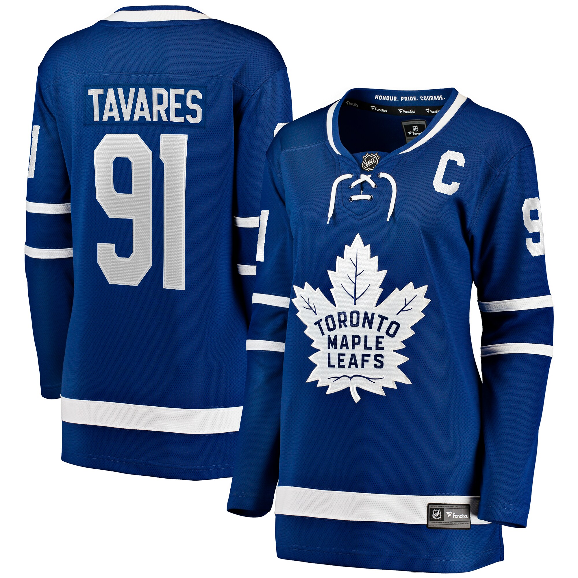 Women's Toronto Maple Leafs John Tavares Blue Home Breakaway Player Hockey Jersey - JS888 