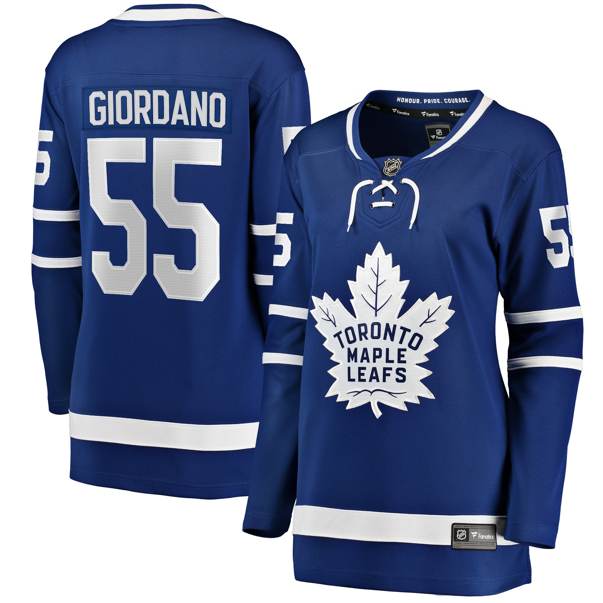 Women's Toronto Maple Leafs Mark Giordano Blue Home Breakaway Player Hockey Jersey - JS815 