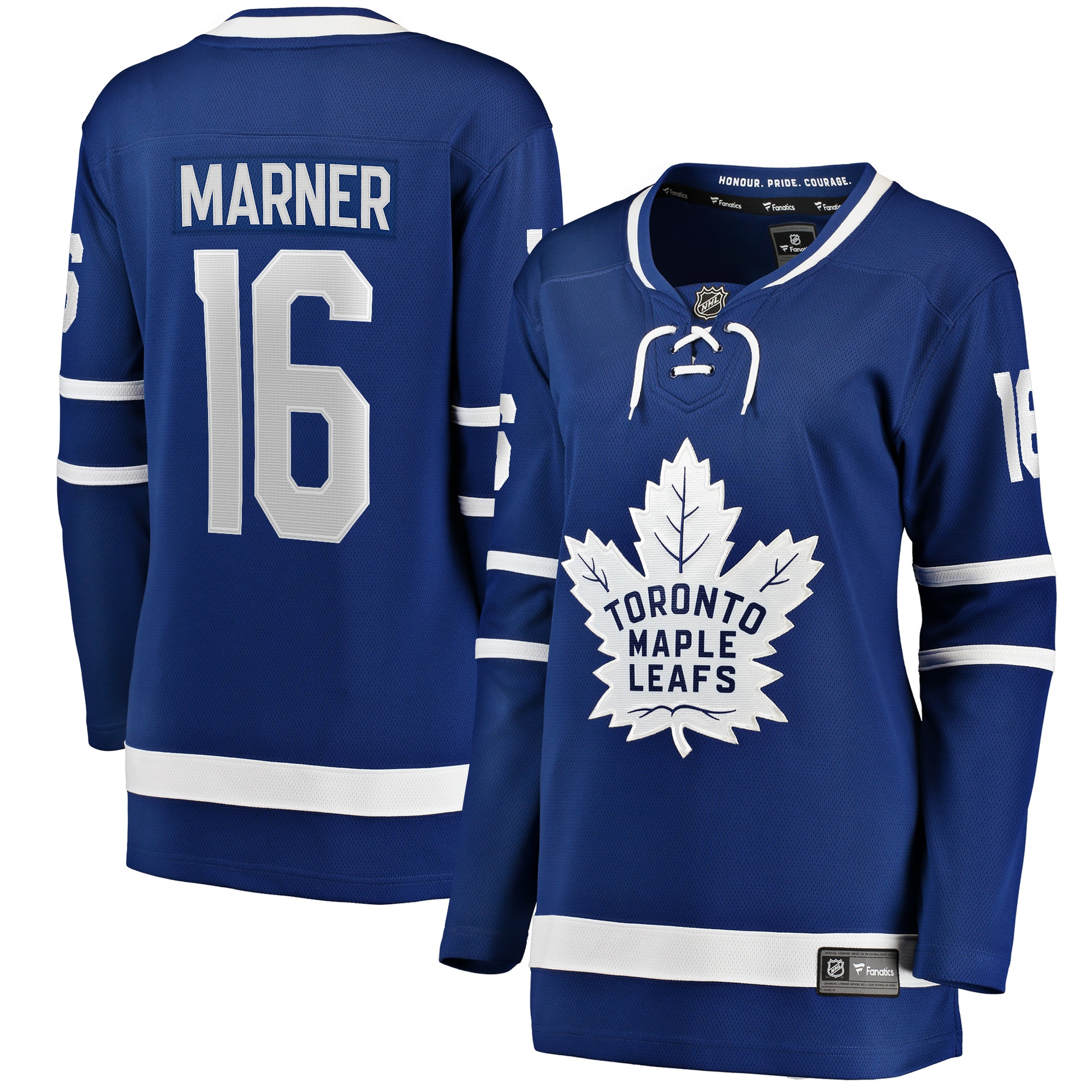 Women's Toronto Maple Leafs Mitchell Marner Blue Home Premier Breakaway Player Hockey Jersey - JS196 