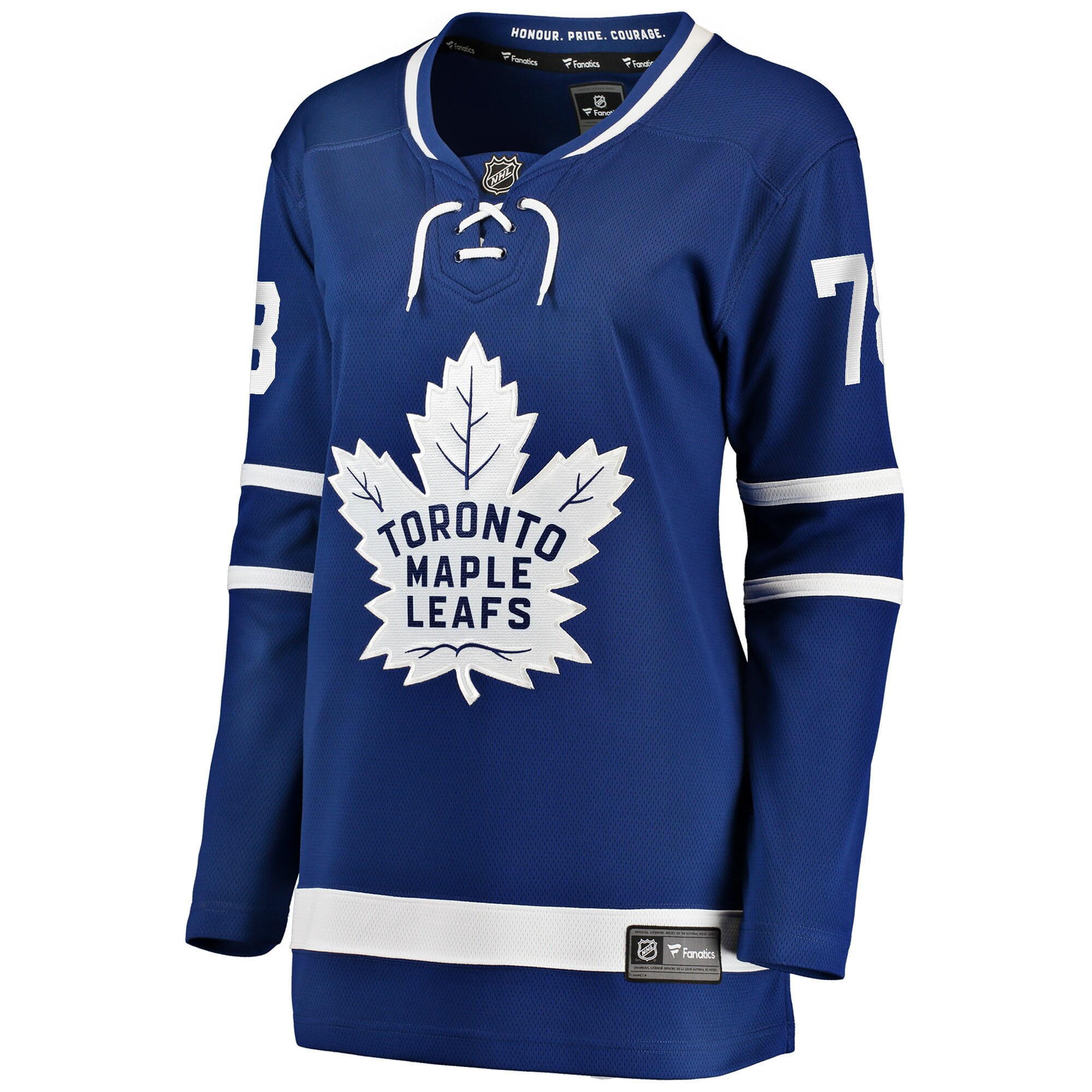 Alternative view of Women's Toronto Maple Leafs TJ Brodie Blue Breakaway Player Hockey Jersey - JS977 