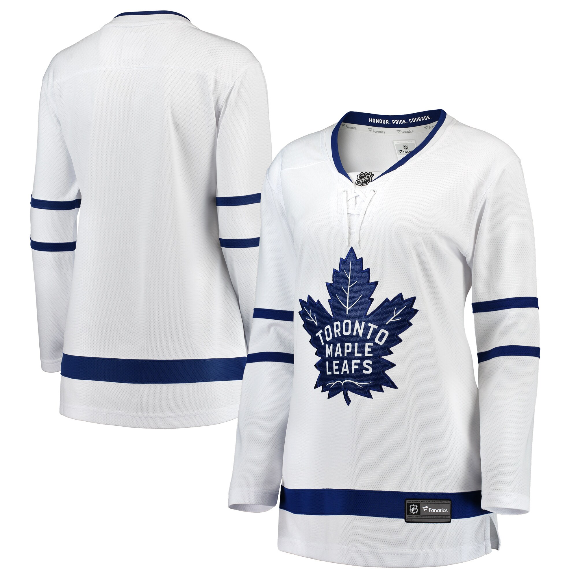 Women's Toronto Maple Leafs White Away Breakaway Hockey Jersey - JS632 