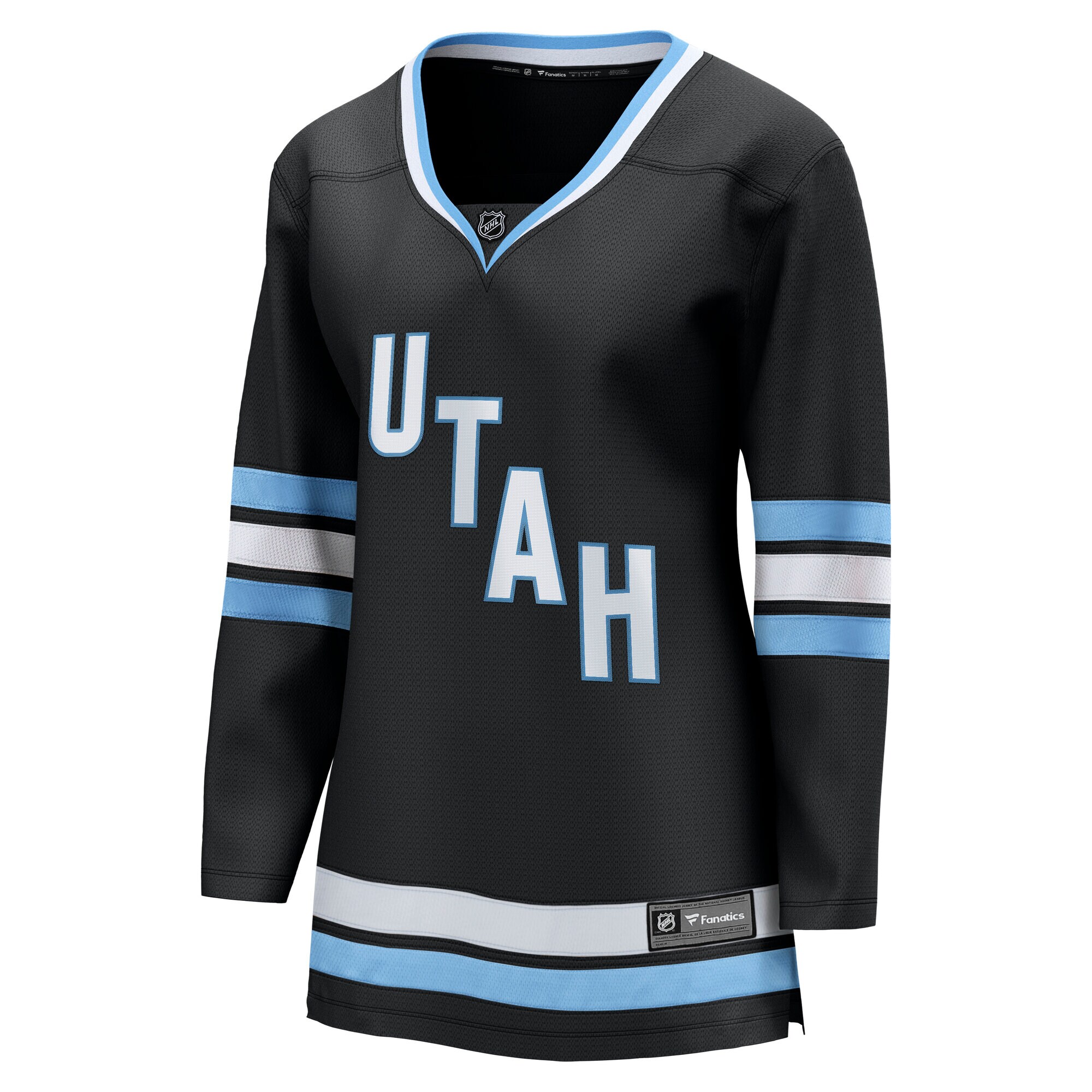 Alternative view of Women's Utah Hockey Club Black Premier Breakaway Home Hockey Jersey - JS699 