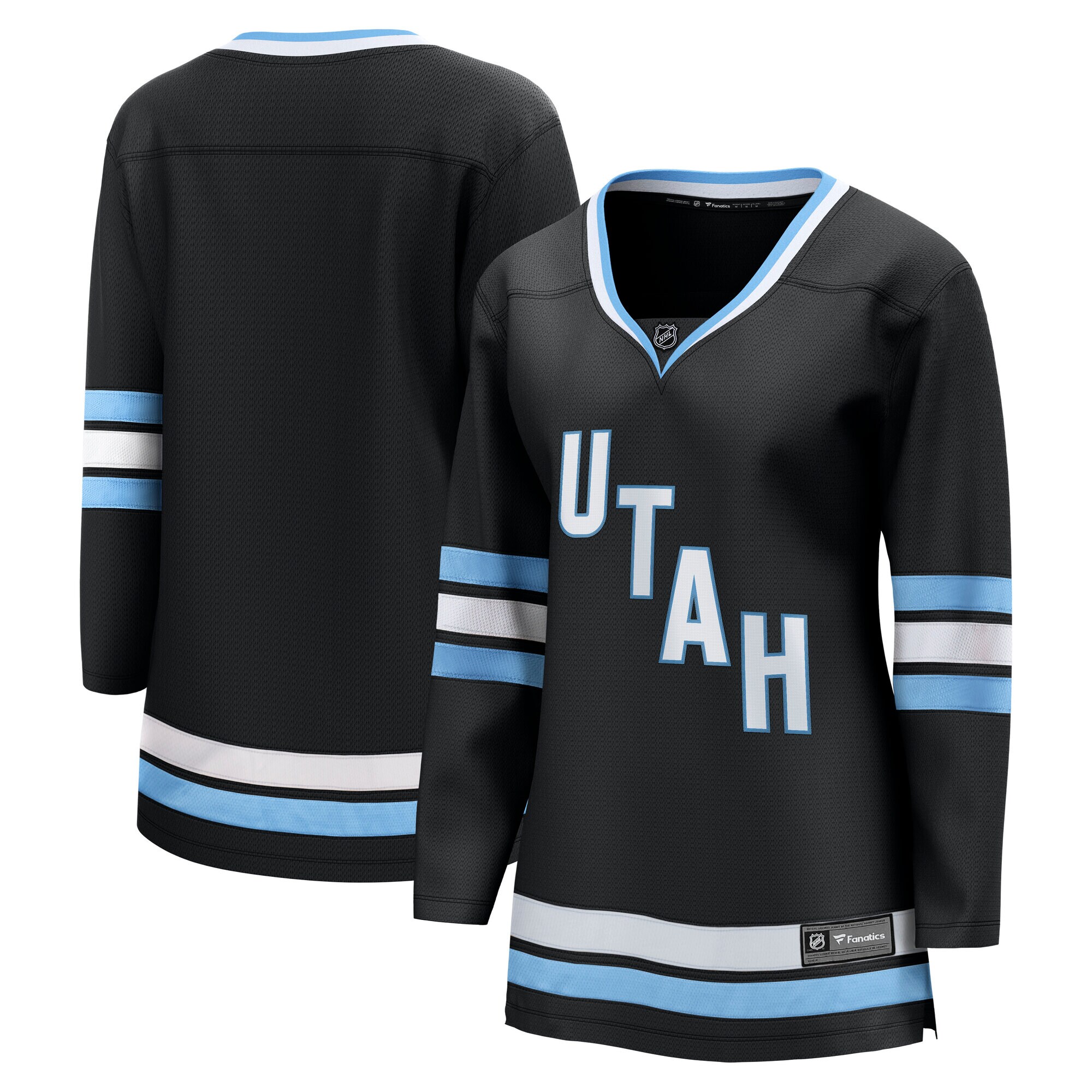 Women's Utah Hockey Club Black Premier Breakaway Home Hockey Jersey - JS699 
