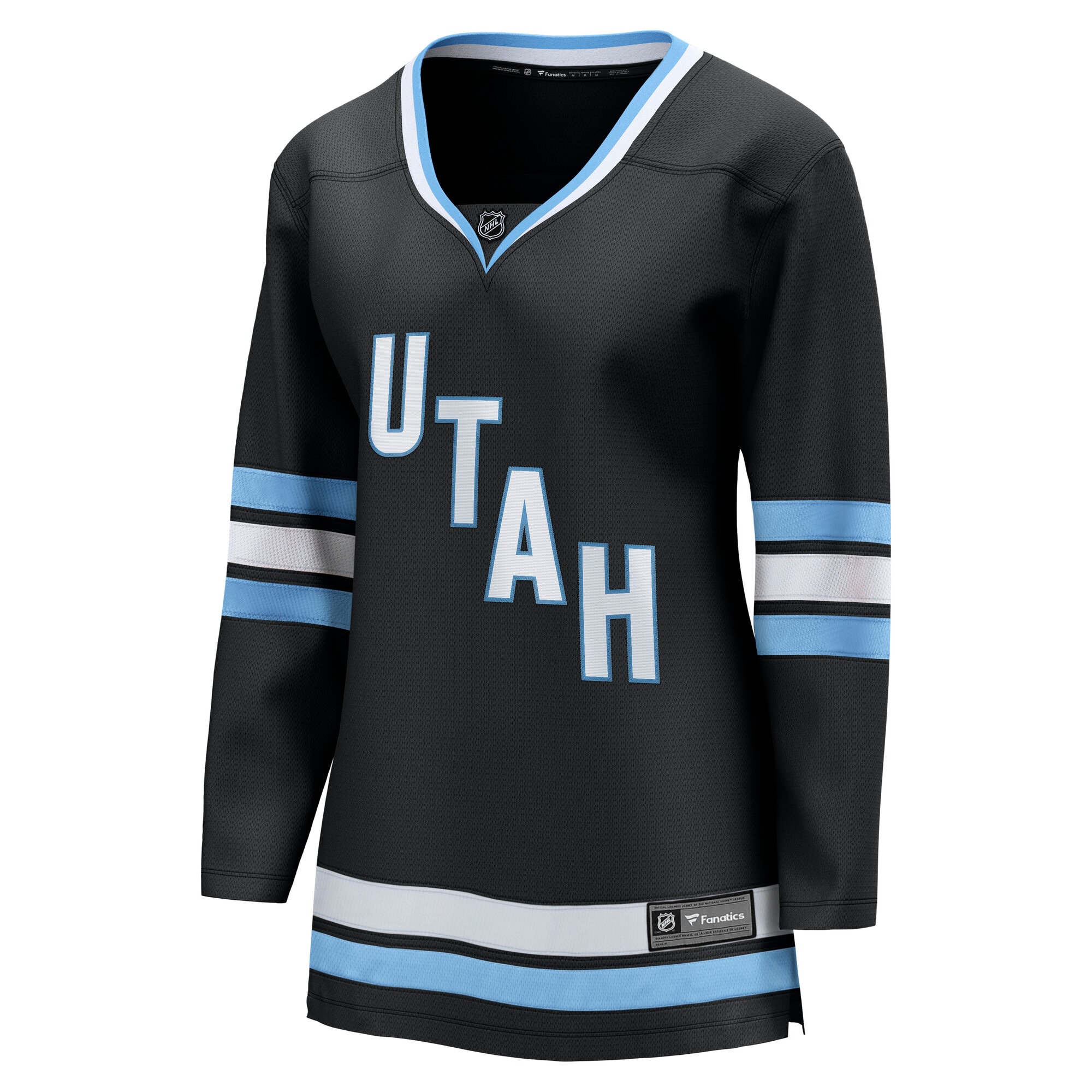 Alternative view of Women's Utah Hockey Club Black Premier Breakaway Home Hockey Jersey - JS733 