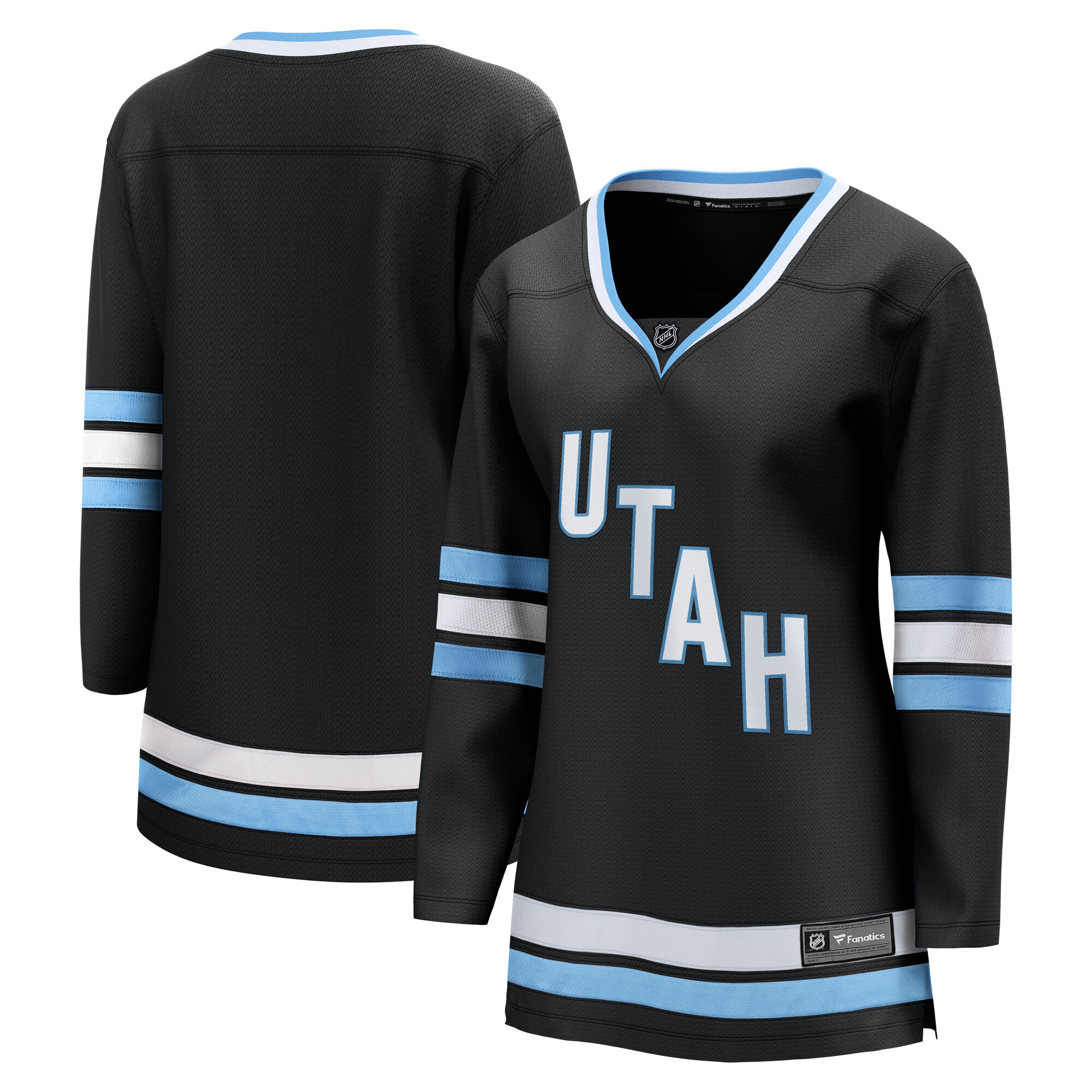 Women's Utah Hockey Club Black Premier Breakaway Home Hockey Jersey - JS733 