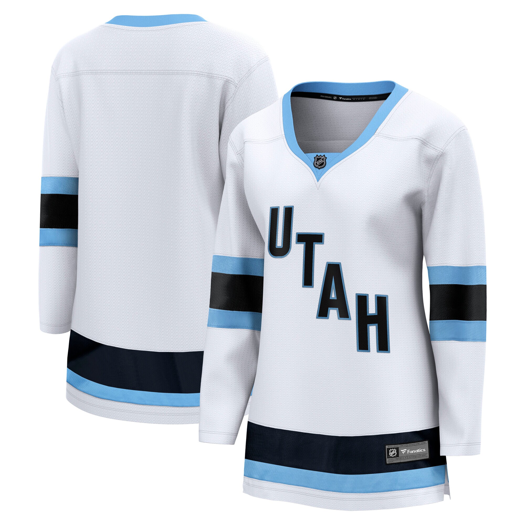 Women's Utah Hockey Club White Away Premier Breakaway Hockey Jersey - JS700 