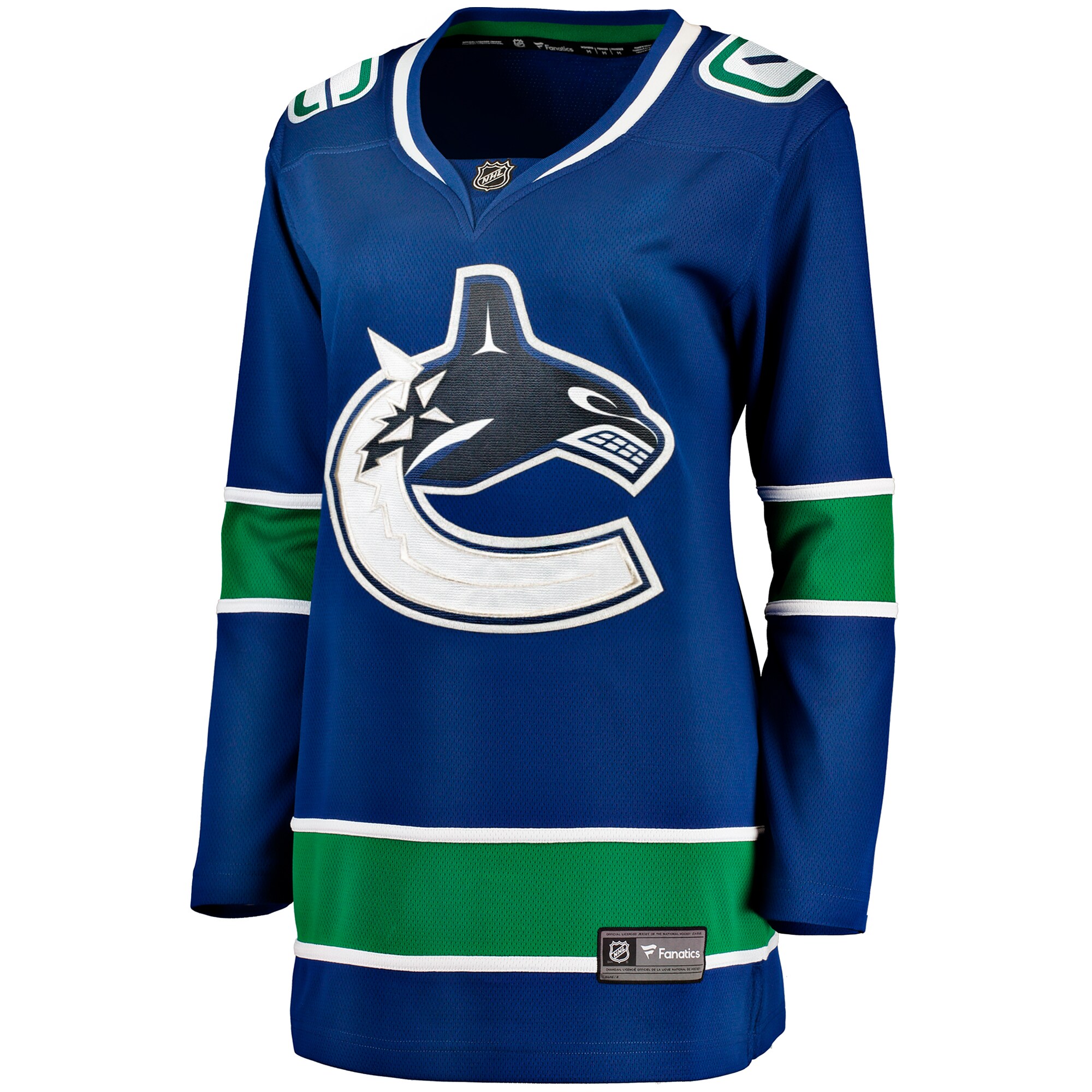 Alternative view of Women's Vancouver Canucks Blue Premier Breakaway Hockey Jersey - JS244 