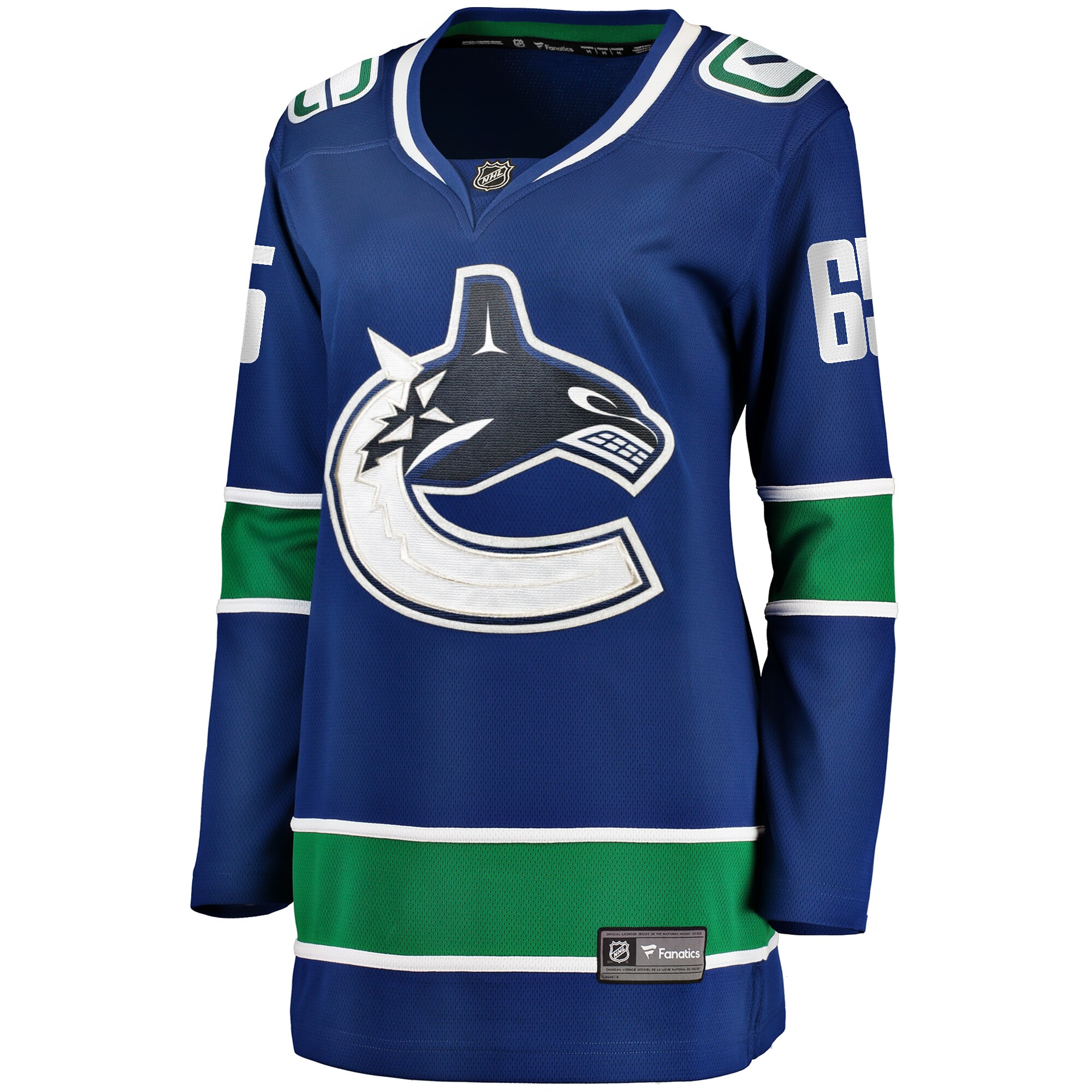 Alternative view of Women's Vancouver Canucks Ilya Mikheyev Blue Home Breakaway Player Hockey Jersey - JS932 