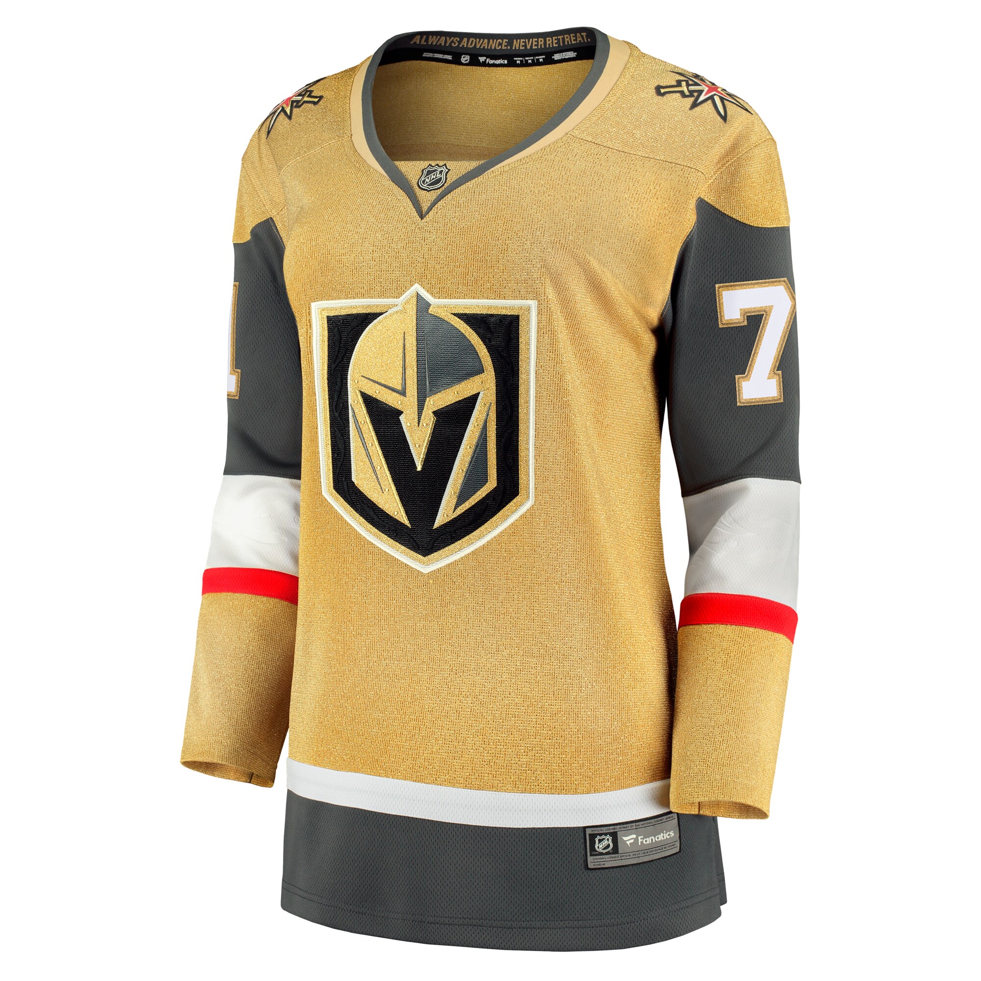 Alternative view of Women's Vegas Golden Knights William Karlsson Gold Home Breakaway Player Hockey Jersey - JS268 