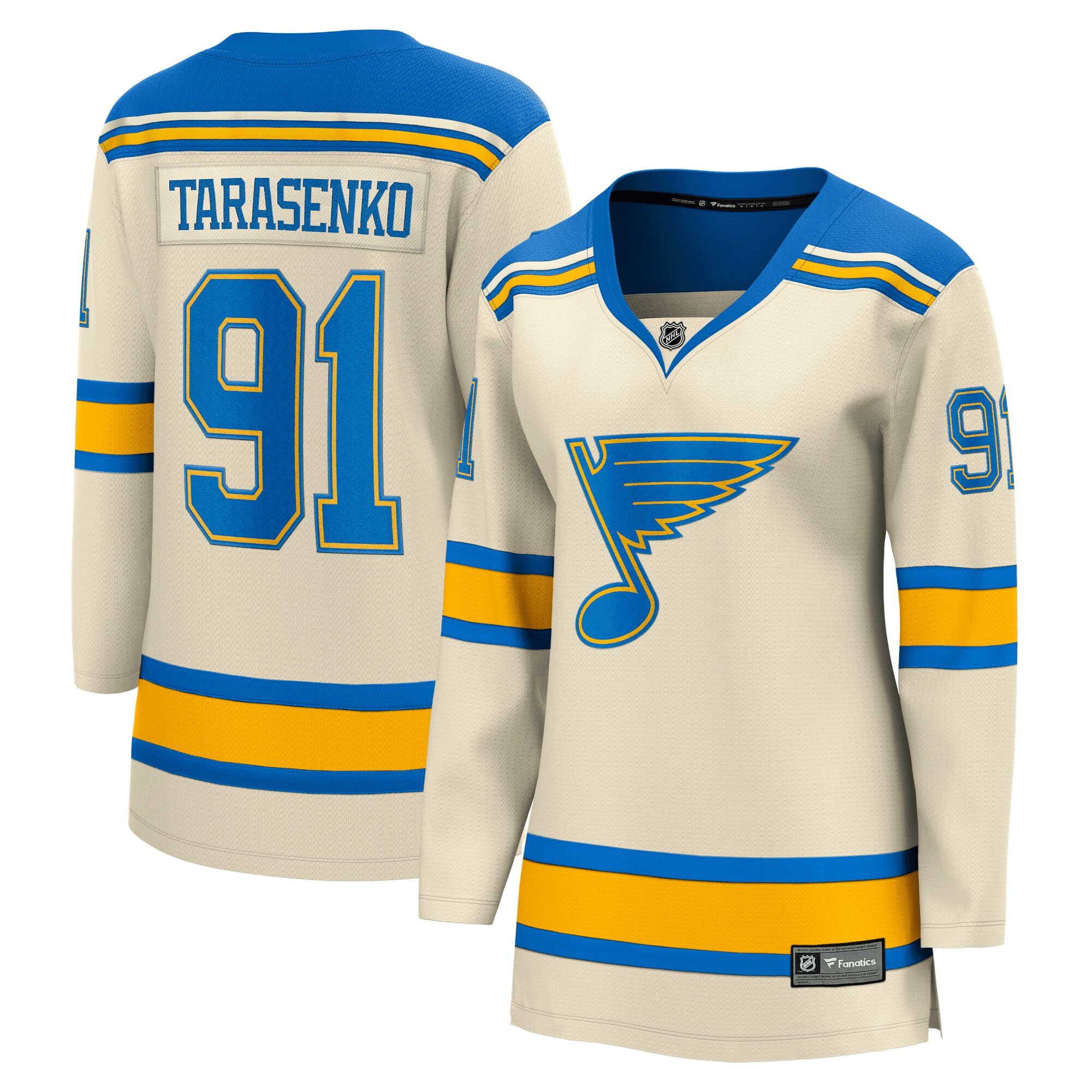 Women's Vladimir Tarasenko Cream St. Louis Blues 2022 Winter Classic Breakaway Player Hockey Jersey Hockey Jersey - JS162 