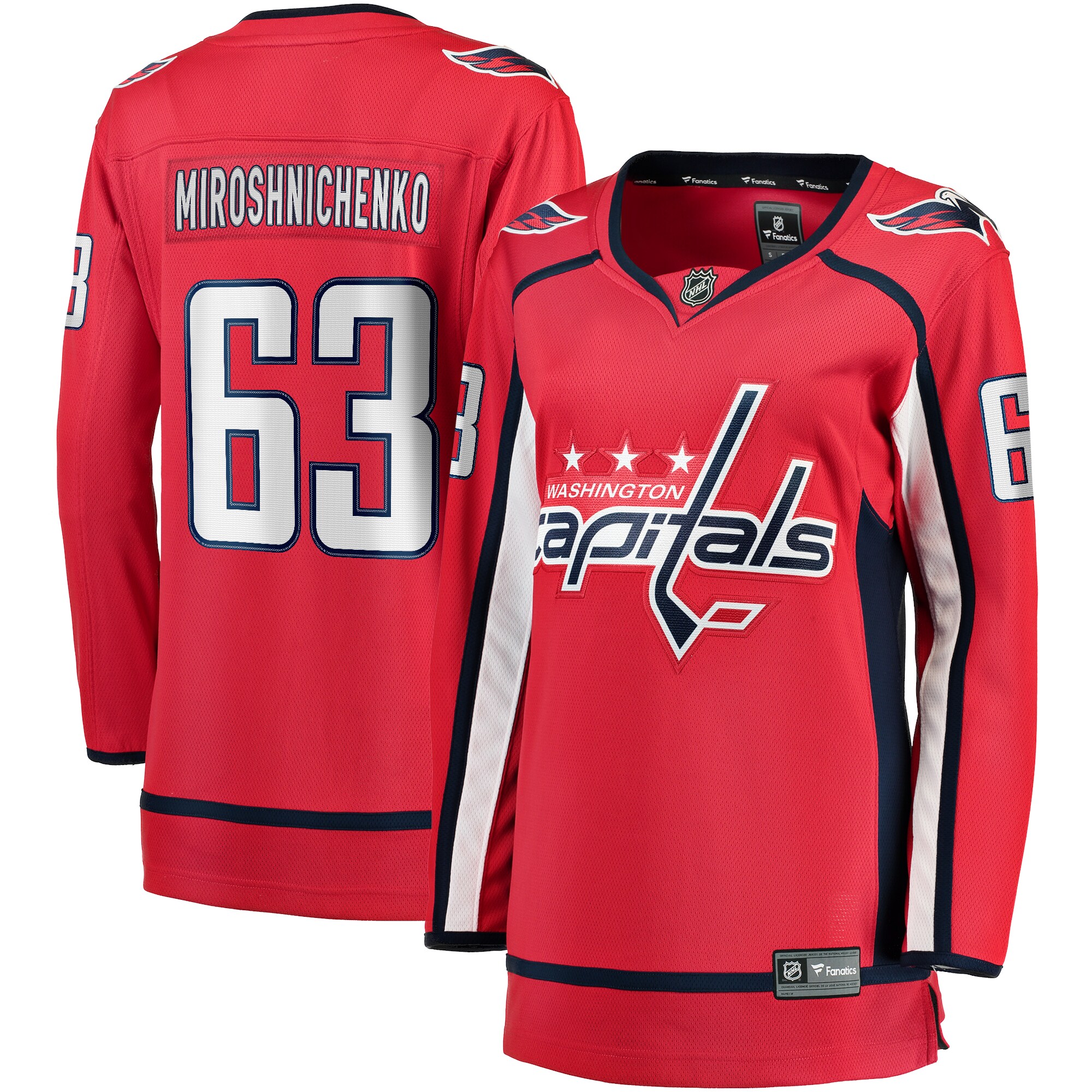 Women's Washington Capitals Ivan Miroshnichenko Red Home Premier Breakaway Player Hockey Jersey - JS783 