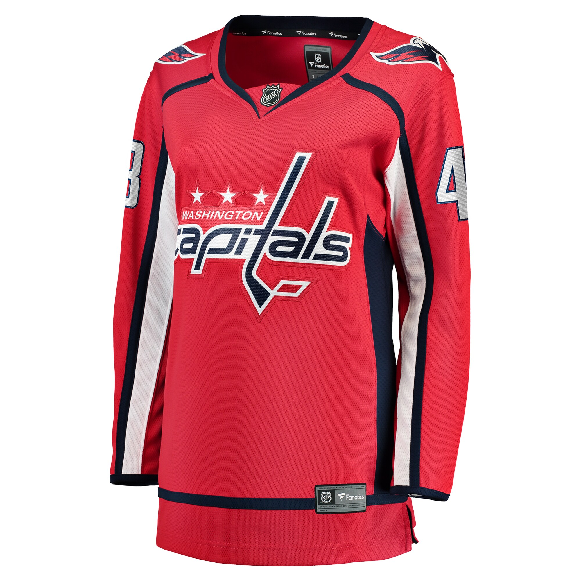 Alternative view of Women's Washington Capitals Logan Thompson Red Home Premier Breakaway Player Hockey Jersey - JS533 